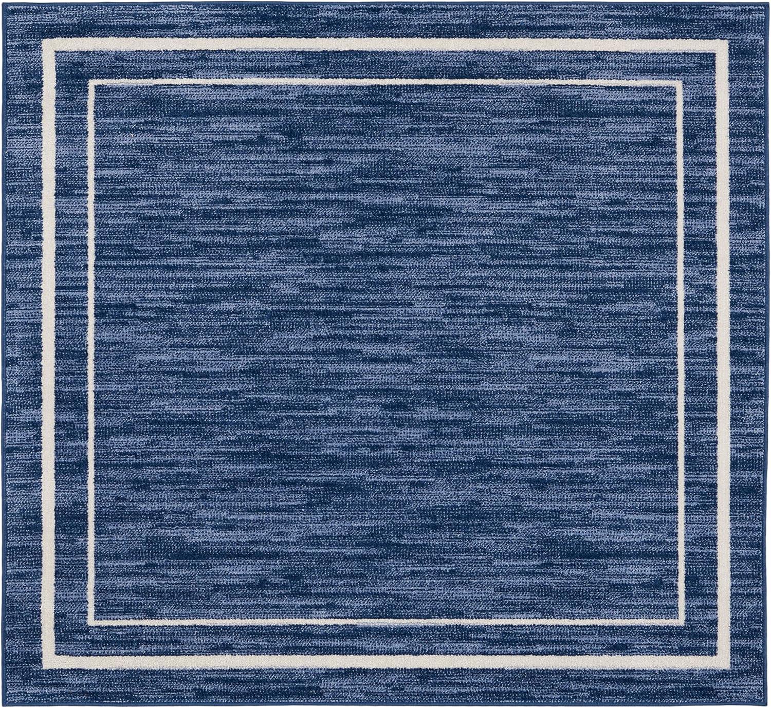 Nourison Essentials Bordered Indoor Outdoor Area Rug