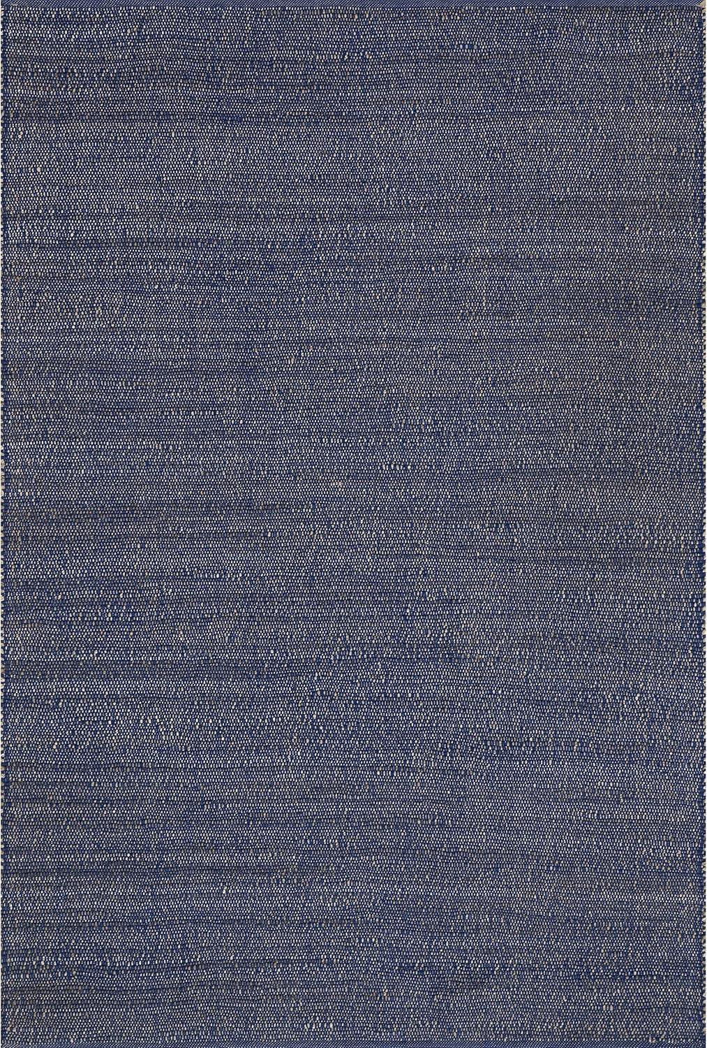 Nuloom 5x8 Elfriede Jute & Cotton Hand Woven Indoor Area Rug, Blue, Solid Rustic Farmhouse Style Natural Fiber Bedroom, Living Room,