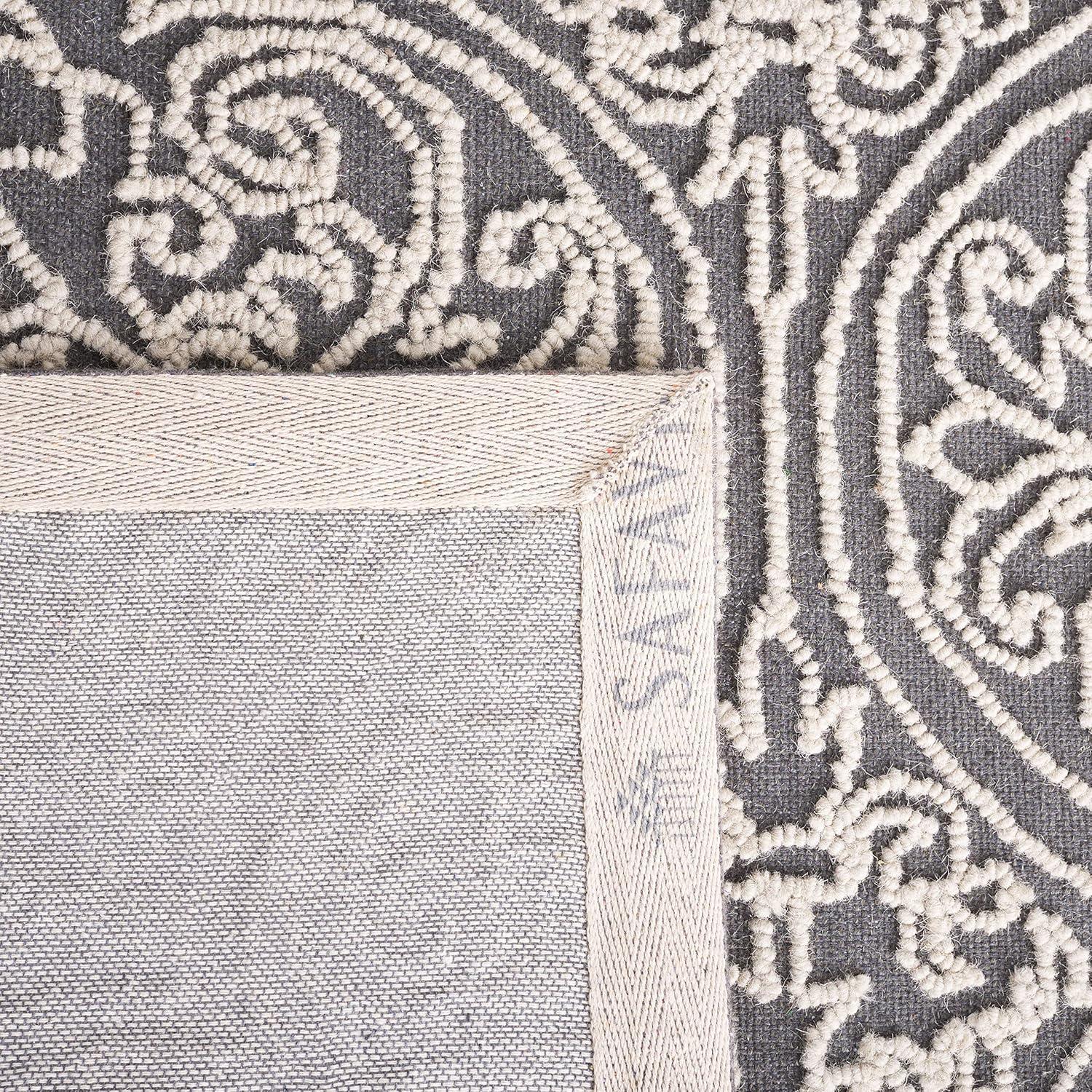 Trace TRC101 Hand Tufted Runner Rug - Dark Grey/Light Grey - 2'3"x10' - Safavieh.