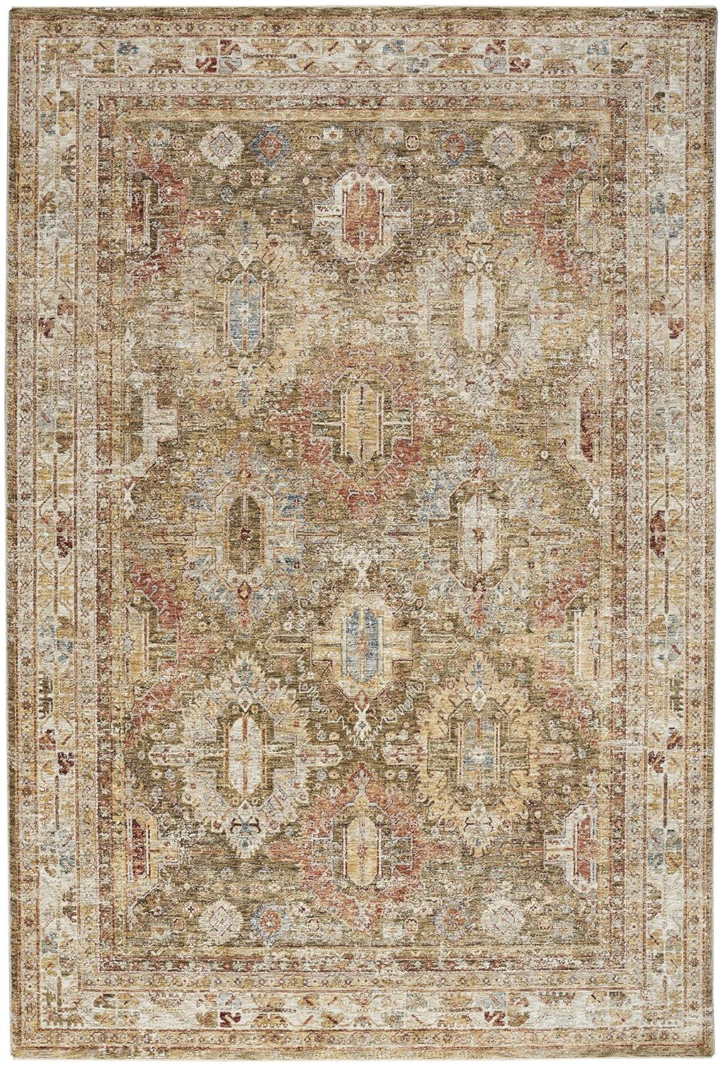 Nourison Petra Oramental Indoor Rug Green 7'10" x 10'4"