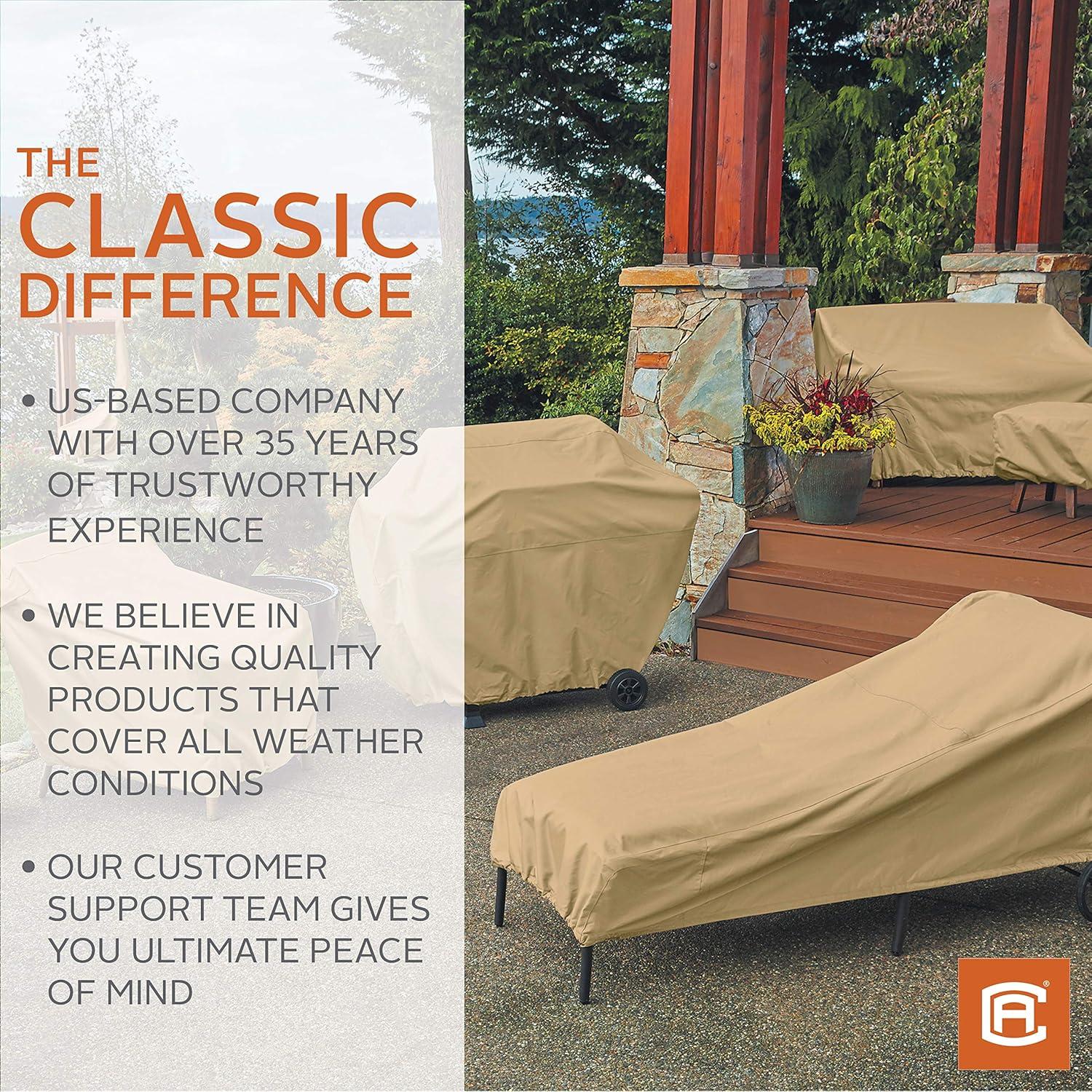 Classic Accessories Terrazzo Stand-Up Heater Patio Storage Cover, fits up to 95"H x 34" dia dome x 18.5" dia base