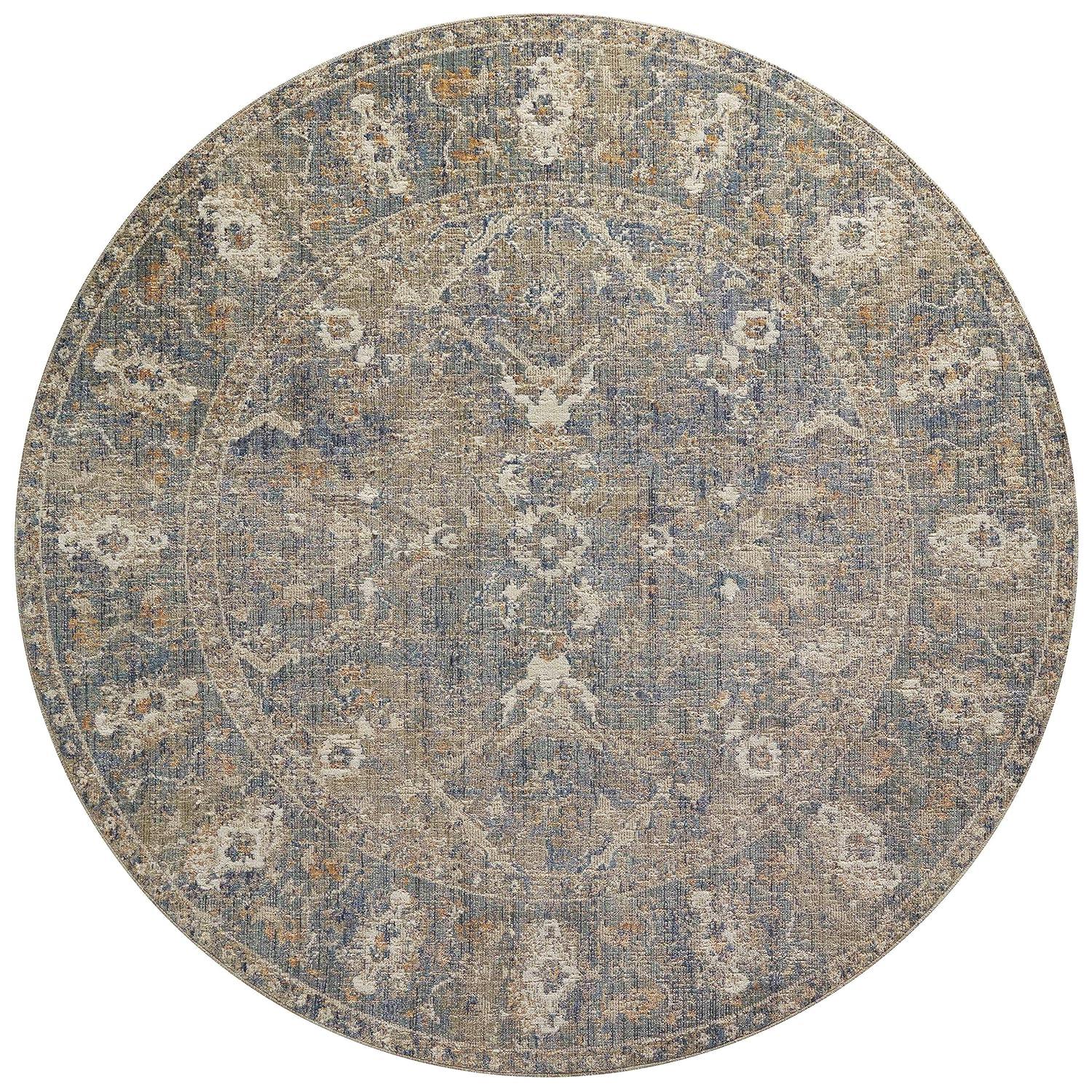 Rosemarie Rug by Chris Loves Julia x Loloi - Sand and Lagoon / 2'7" x 4'