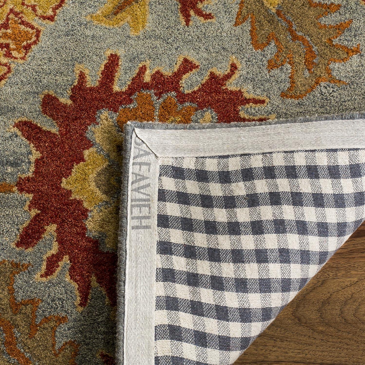 Heritage HG420 Hand Tufted Area Rug - Charcoal/Multi - 8'x10' - Safavieh.