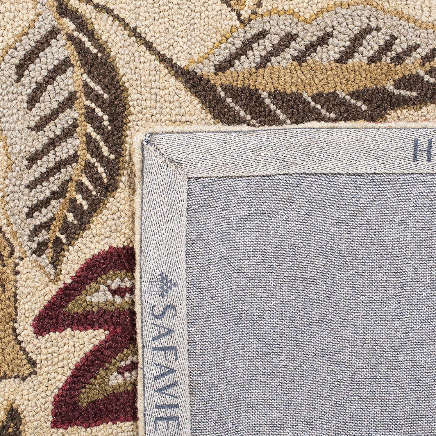 Jardin JAR952 Hand Tufted Area Rug - Beige/Multi - 6'x6' - Safavieh.