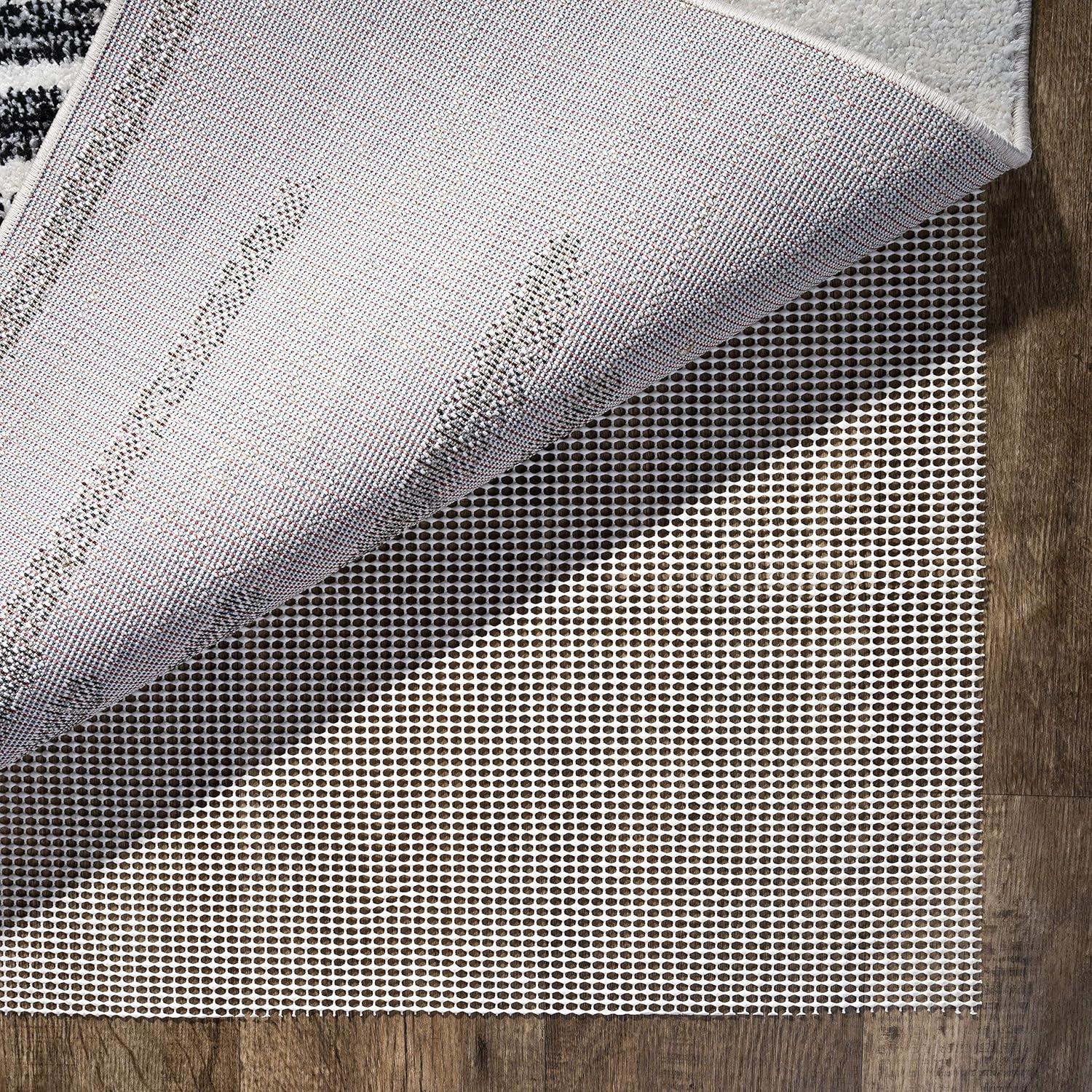 JONATHAN Y Ultra Stop Cream 12 ft. x 18 ft. Rug Pad