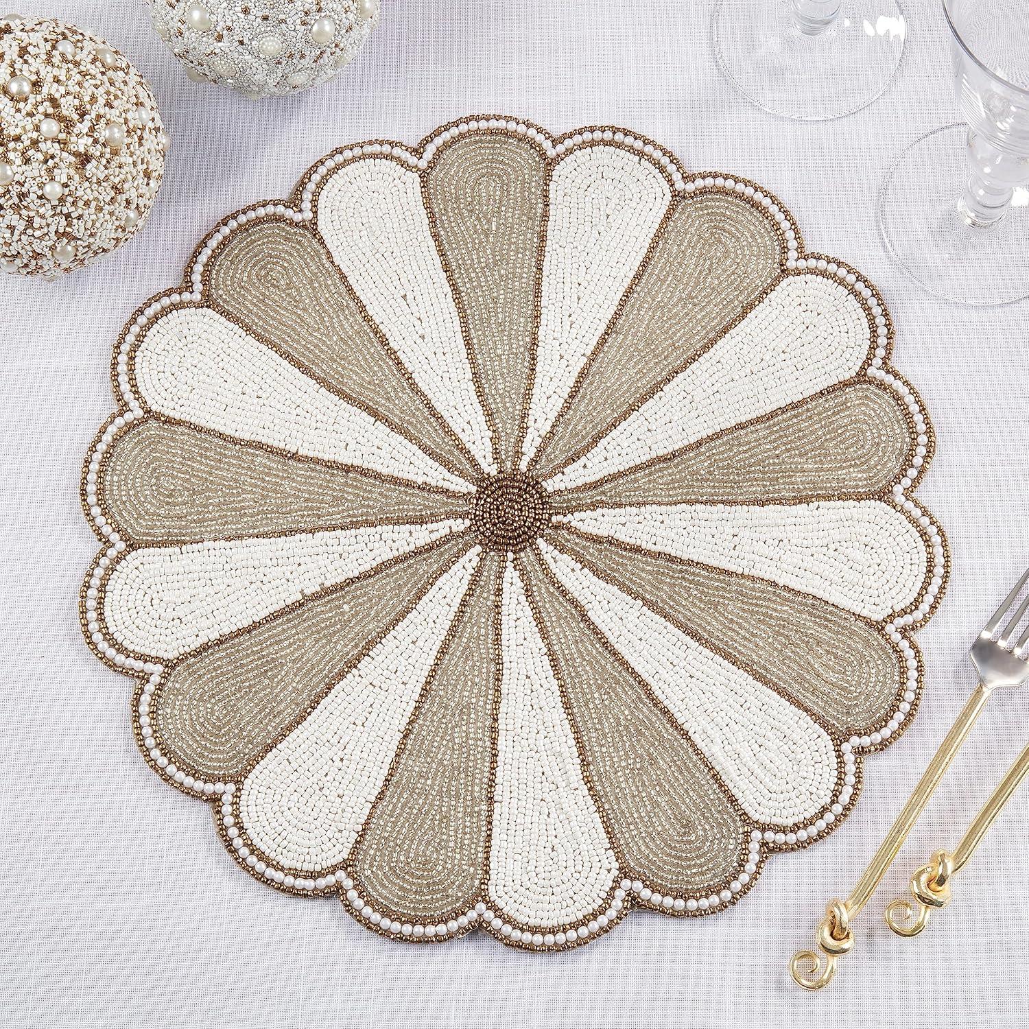 No Pattern Round Placemat