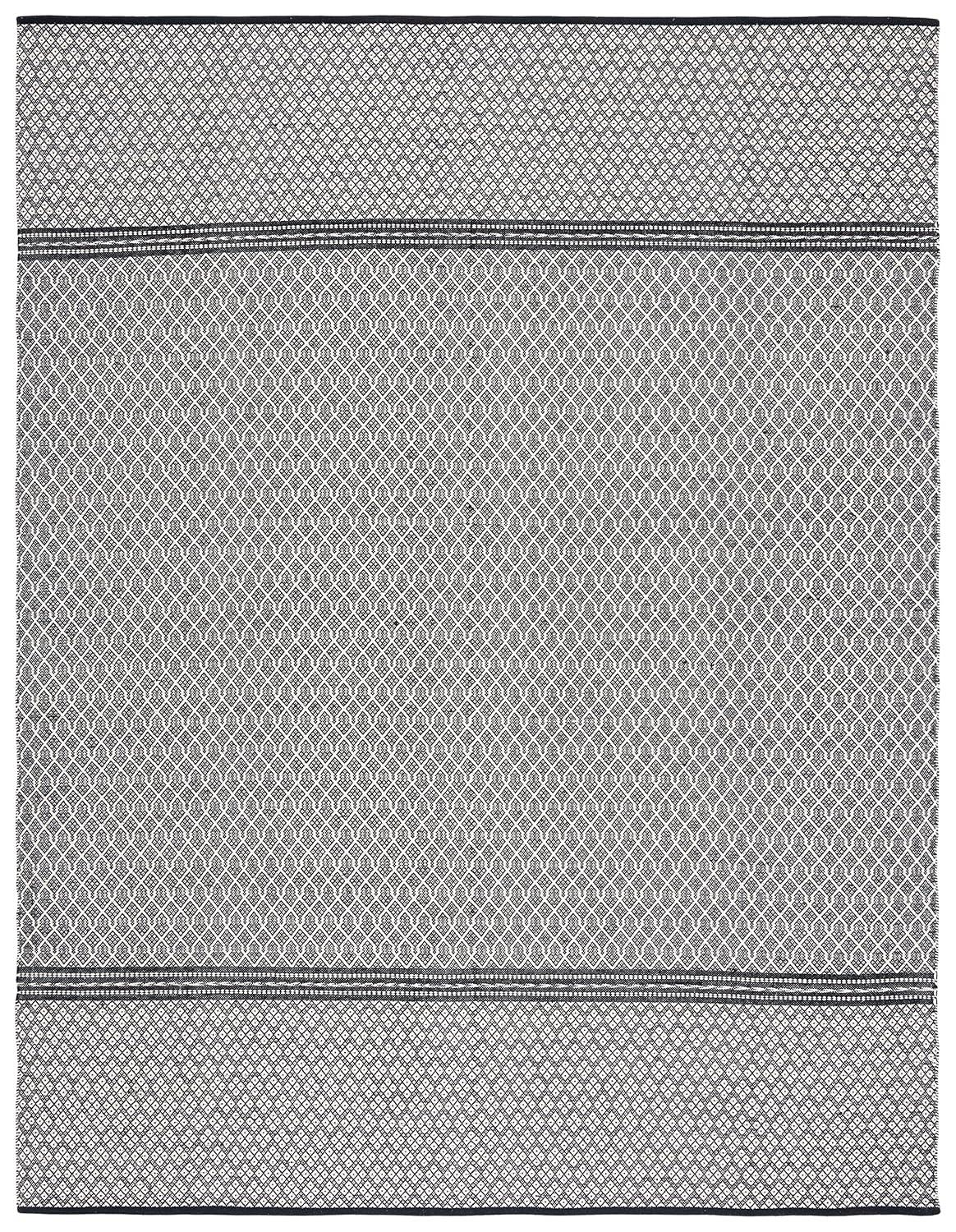 Kilim KLM703 Hand Woven Area Rug - Black/Ivory - 8'x10' - Safavieh.