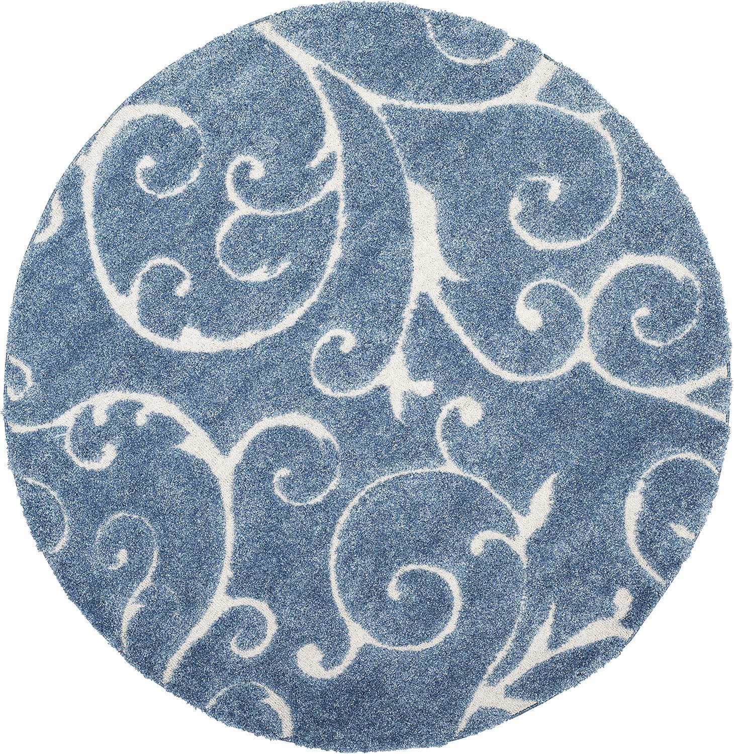 Florida Shag SG455 Power Loomed Area Rug  - Safavieh