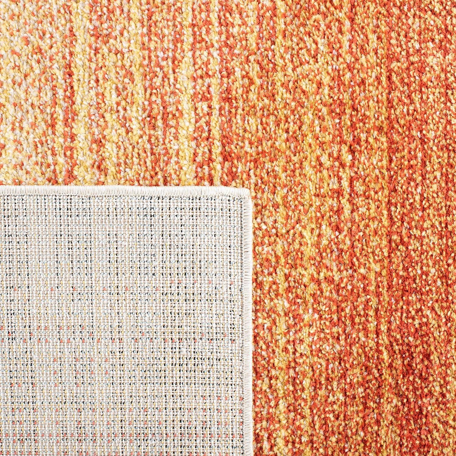 Adirondack ADR142 Machine Made Indoor Area Rug - Orange/Red - 5'-1"x7'-6" - Safavieh