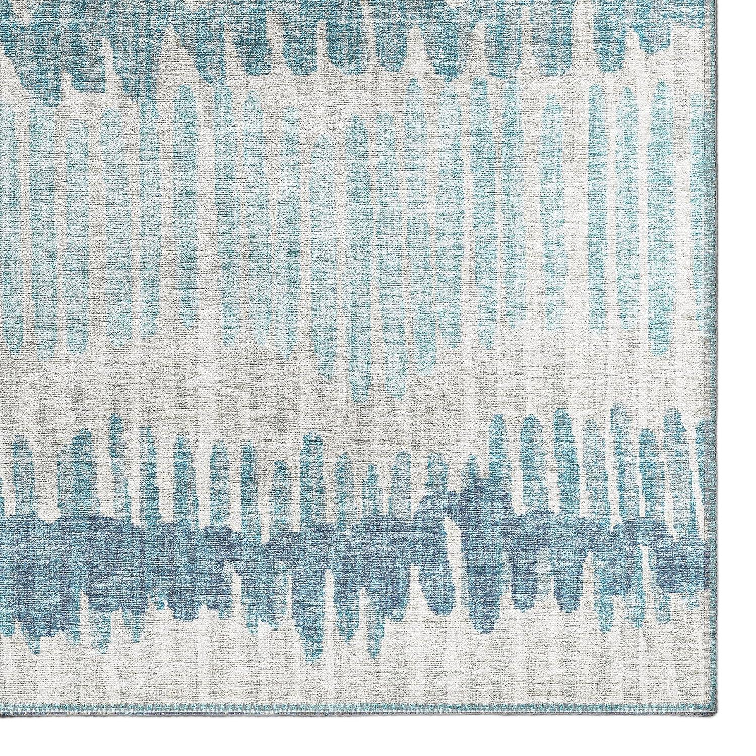 Addison Rugs Indoor/Outdoor Rylee Sketches Washable Rug New. Blue - 9' x 12'