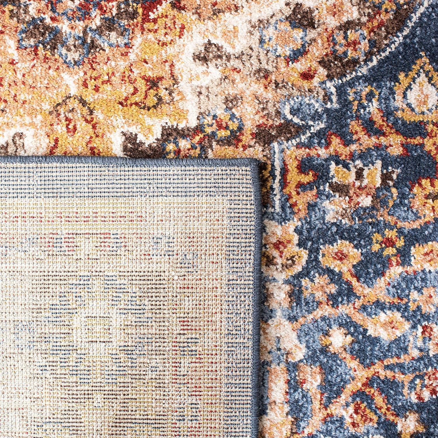 Bijar BIJ652 Power Loomed Area Rug - Brown/Rust - 3'x3' - Safavieh.