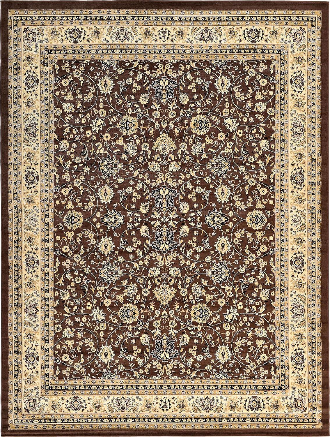 Unique Loom 9' 10 x 13' 1 Sialk Hill Washington Terracotta Area Rug