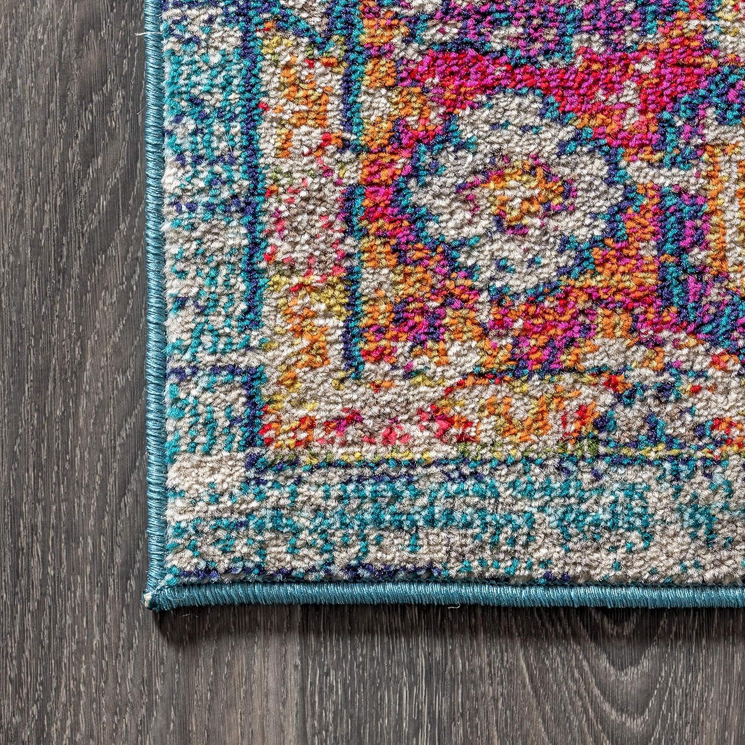 Bohemian FLAIR Boho Vintage Medallion Area Rug - JONATHAN Y