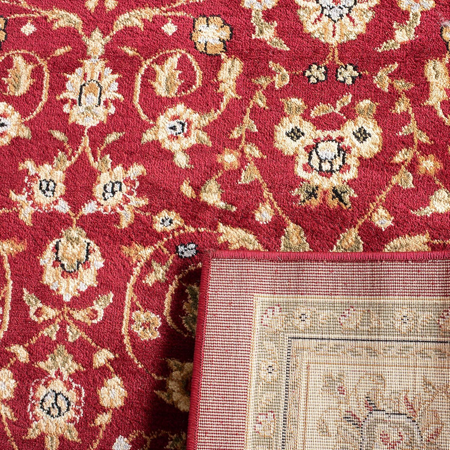 Lyndhurst LNH312 Power Loomed Area Rug - Red/Ivory - 11'x15' - Safavieh