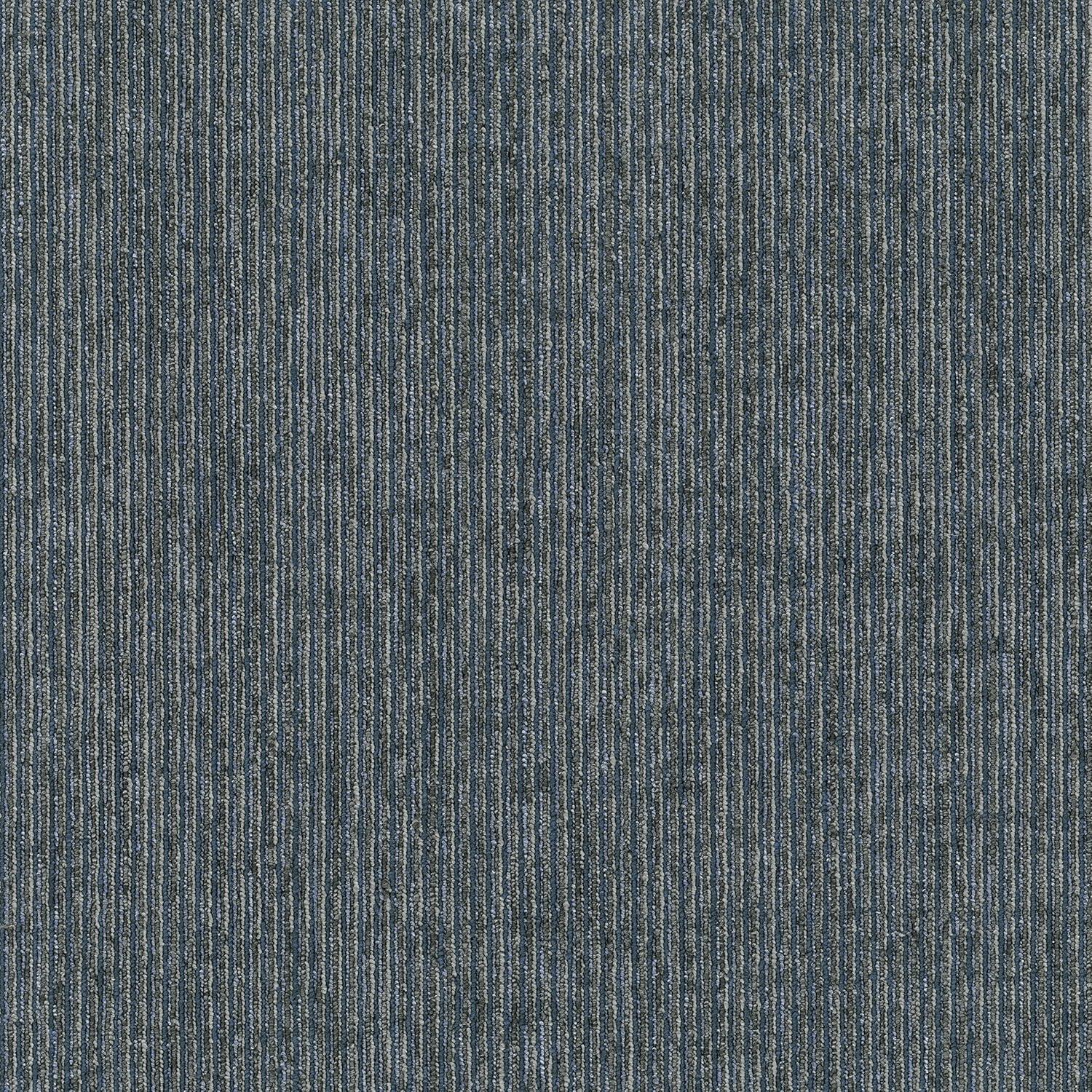 Mohawk Basics 24" x 24" Navy PET Fiber Carpet Tiles