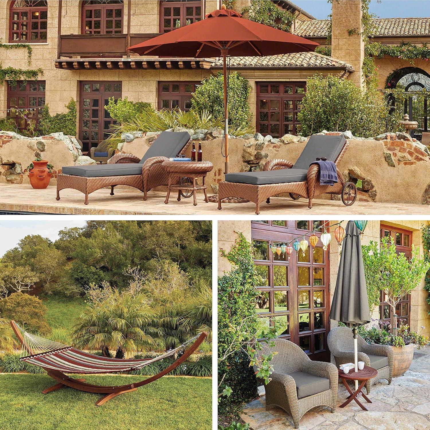 Classic Accessories Montlake FadeSafe Patio Seat & Back Cushion Combo, 23"W x 23"D x 5" x21"W x 20"H x 4", Light Charcoal