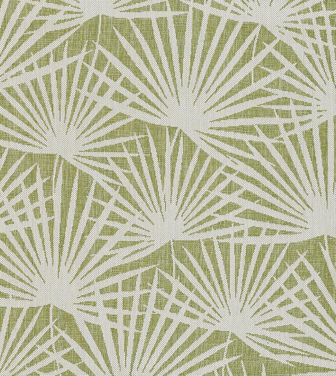 Novogratz Villa Floral Green/White Indoor / Outdoor Area Rug