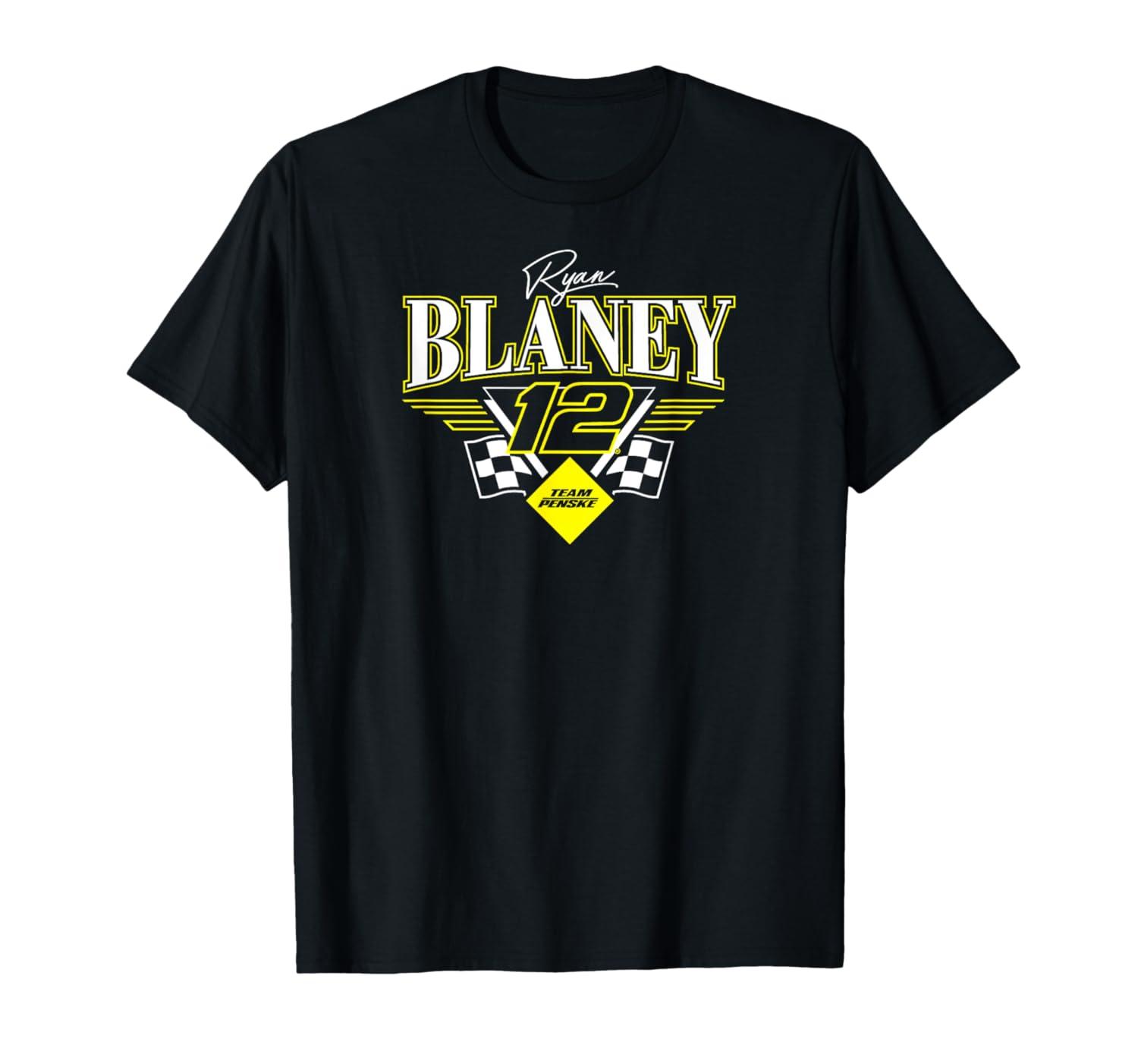 NASCAR Ryan Blaney Triangle Wings  - Black - Small