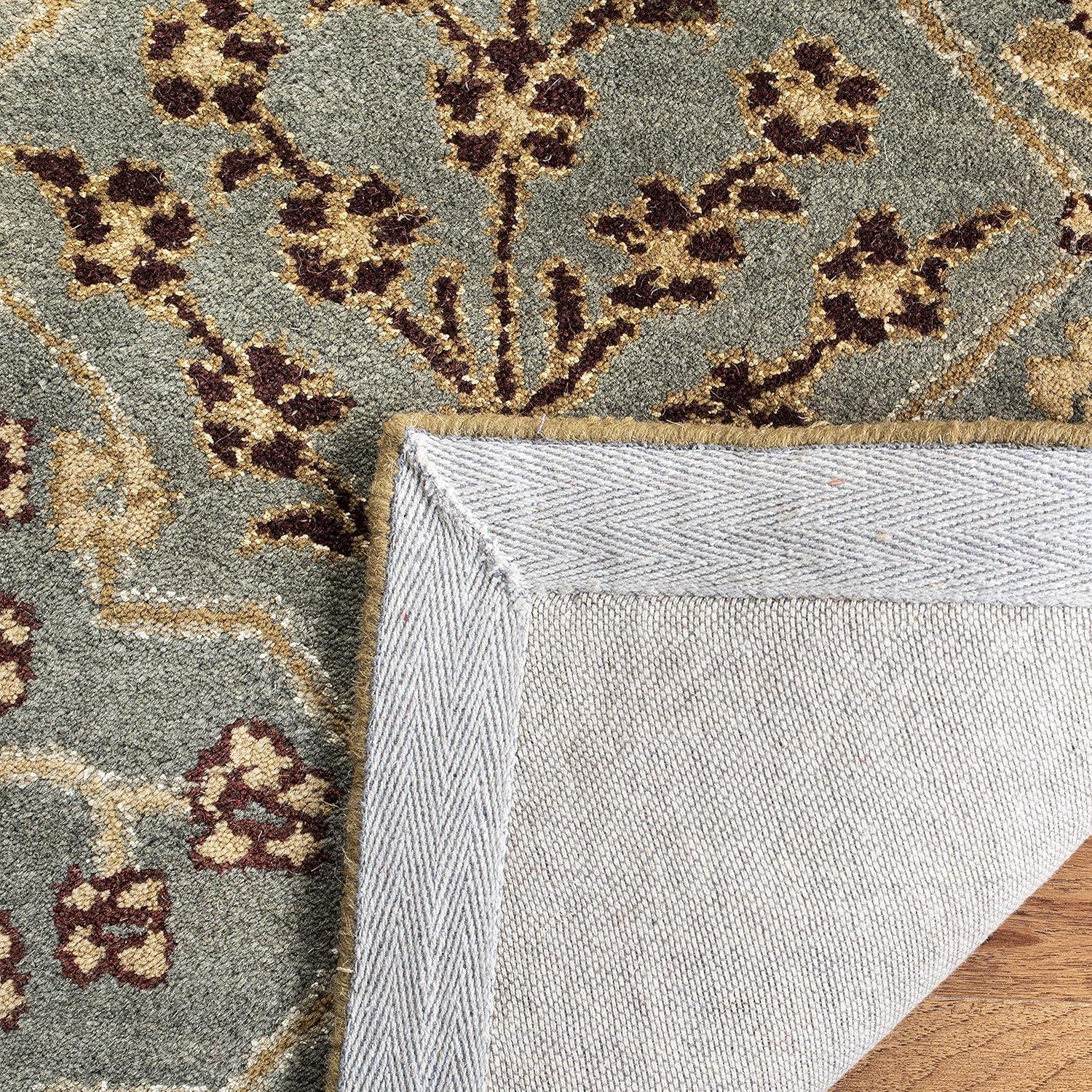 Antiquity AT613 Hand Tufted Accent Rug - Light Blue/Gold - 2'3"x4' - Safavieh.