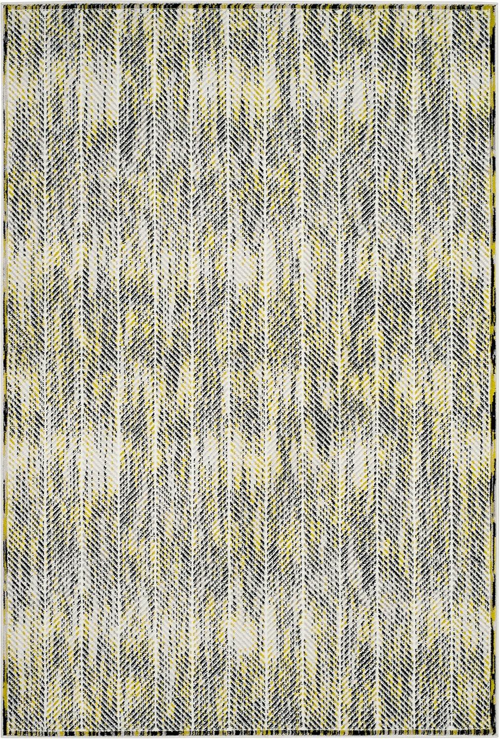 SAFAVIEH Skyler Catriona Striped Area Rug, Grey/Green, 8' x 10'