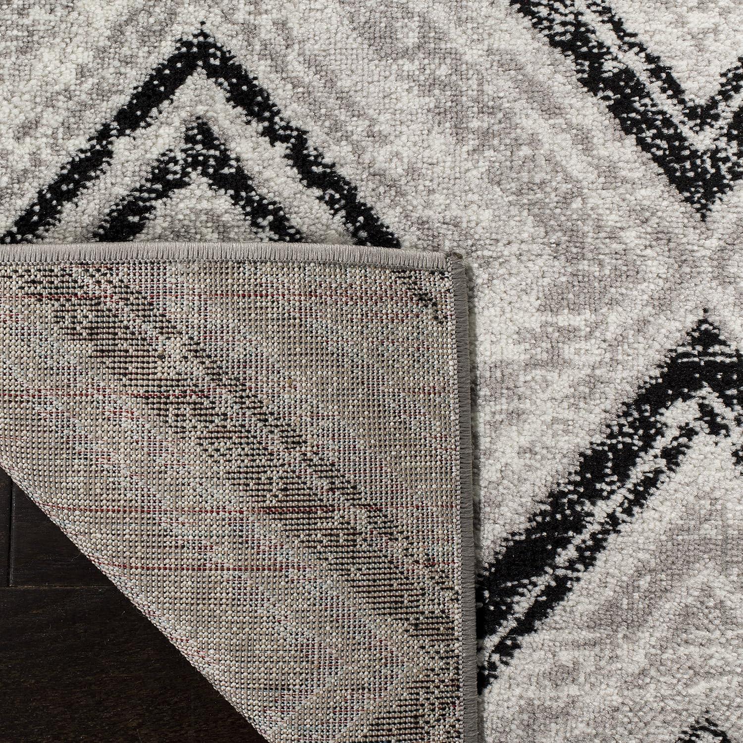 Skyler SKY120 Power Loomed Indoor Area Rug - Grey/Black - 9'x12' - Safavieh