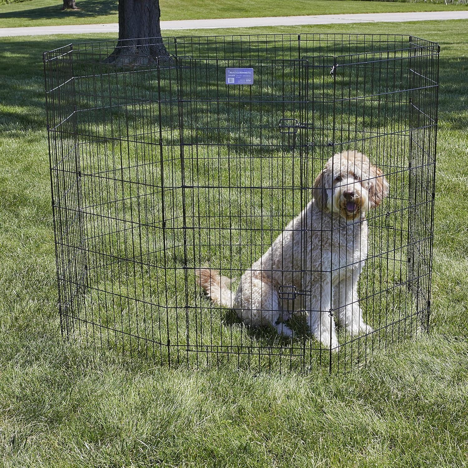 MidWest Homes for Pets E-Coat Exercise Pen w/Door for Dogs