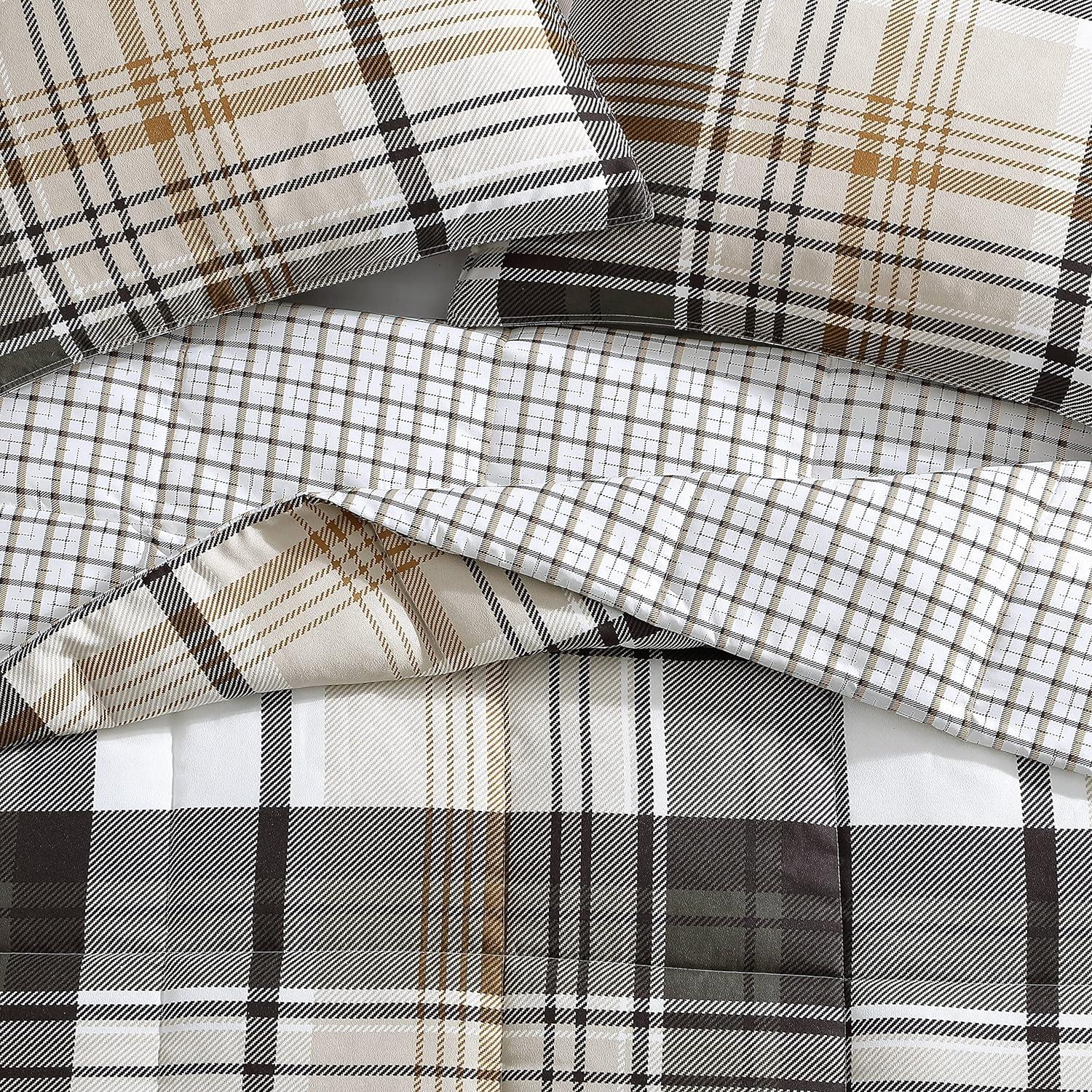 Plaid Normandy Reversible Comforter Set - Eddie Bauer