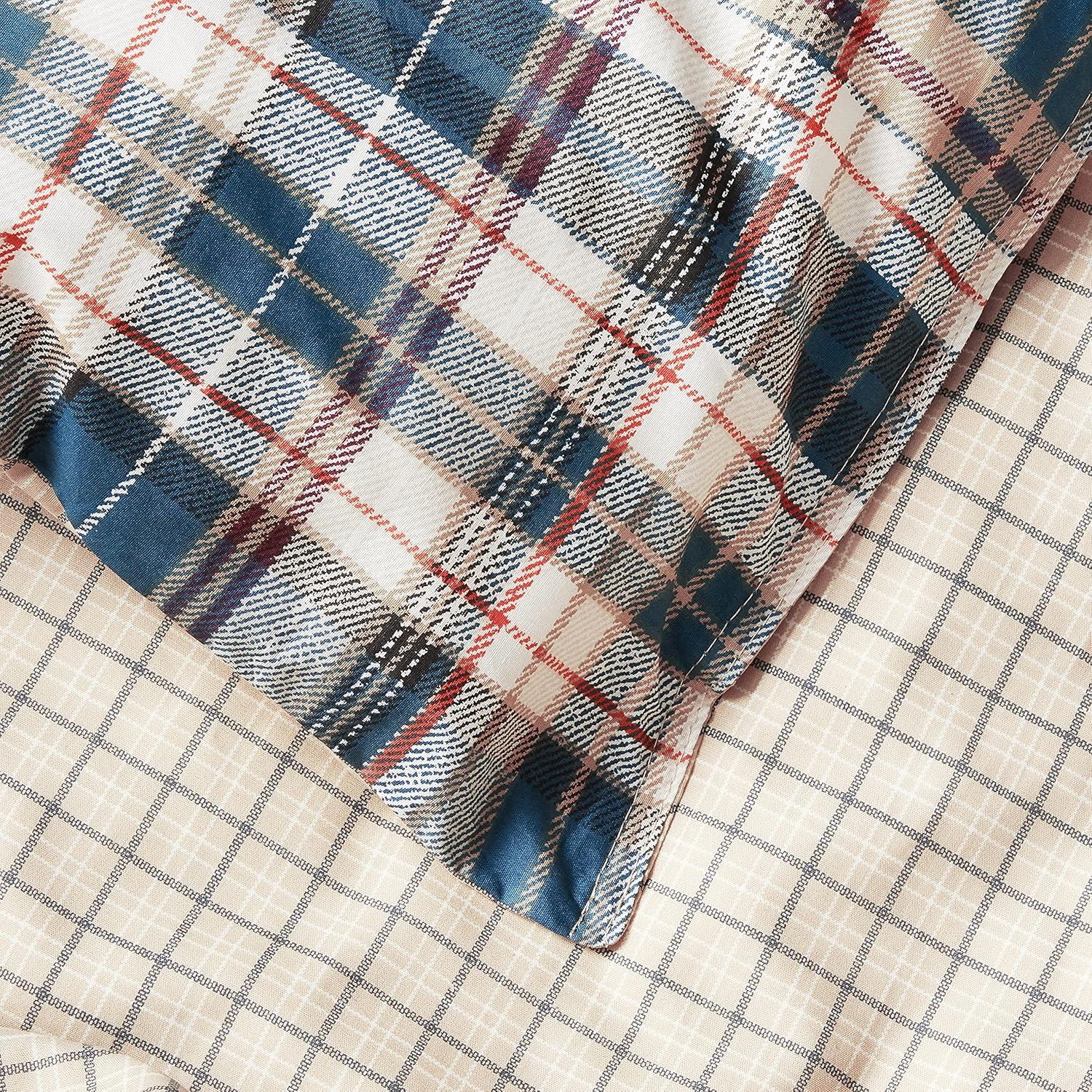 Eddie Bauer Port Gamble Indigo Cotton Duvet Cover Set
