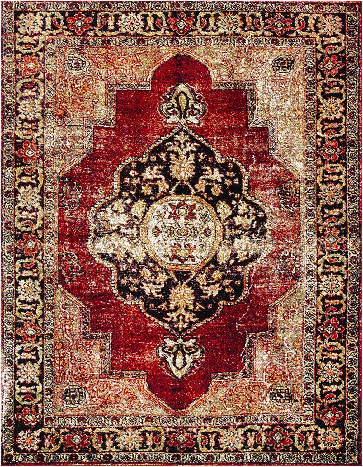 Vintage Hamadan VTH219 Power Loomed Area Rug  - Safavieh