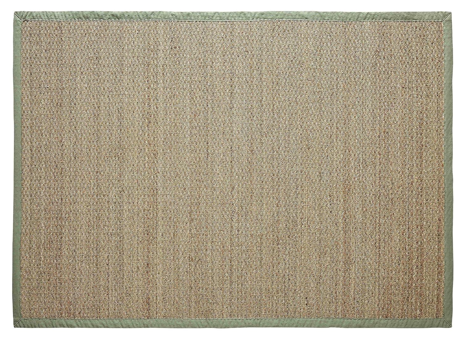 Chesapeake Seagrass Area Rug with Sage border (5'x7')