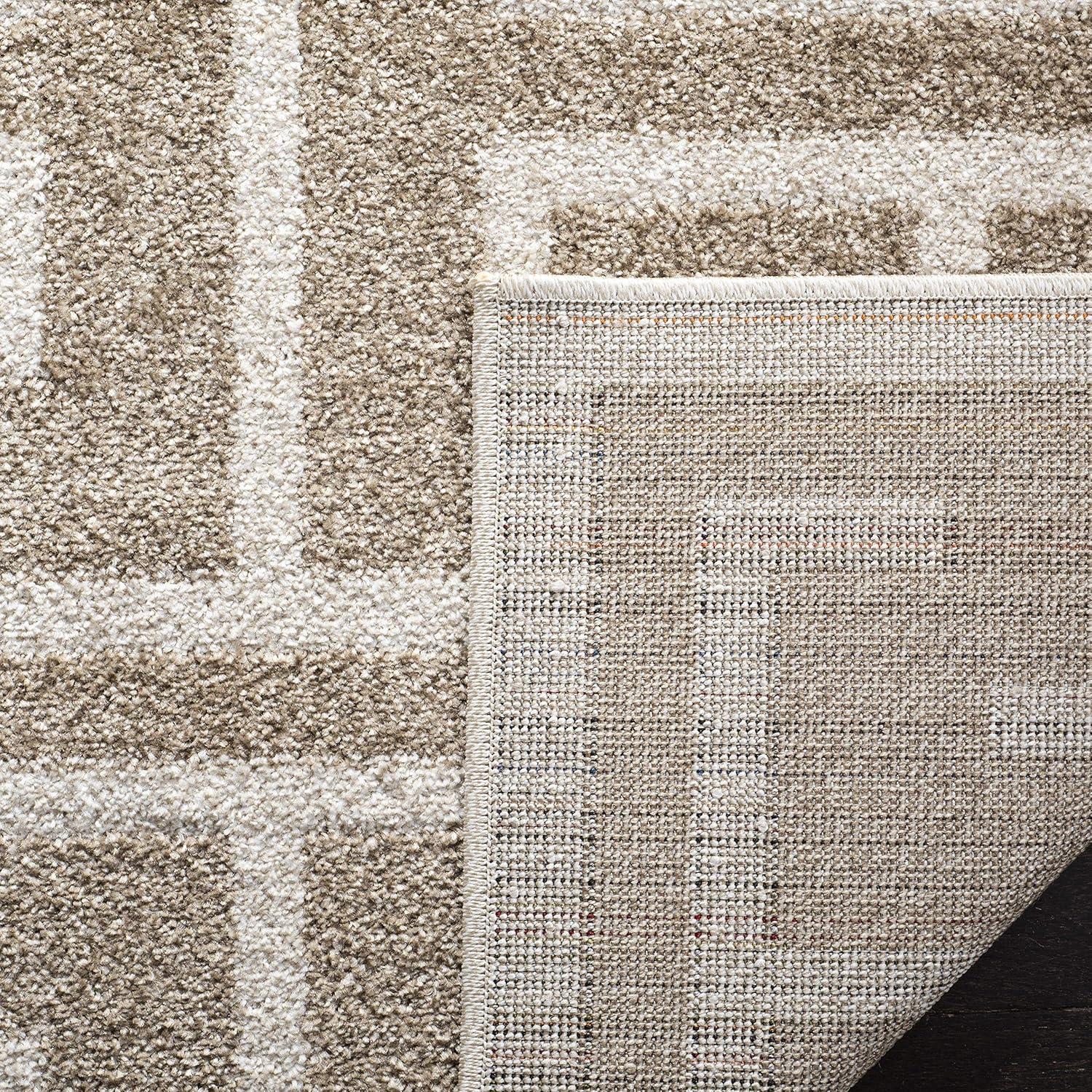 Amherst AMT404 Power Loomed Area Rug - Wheat/Beige - 8'x10' - Safavieh.