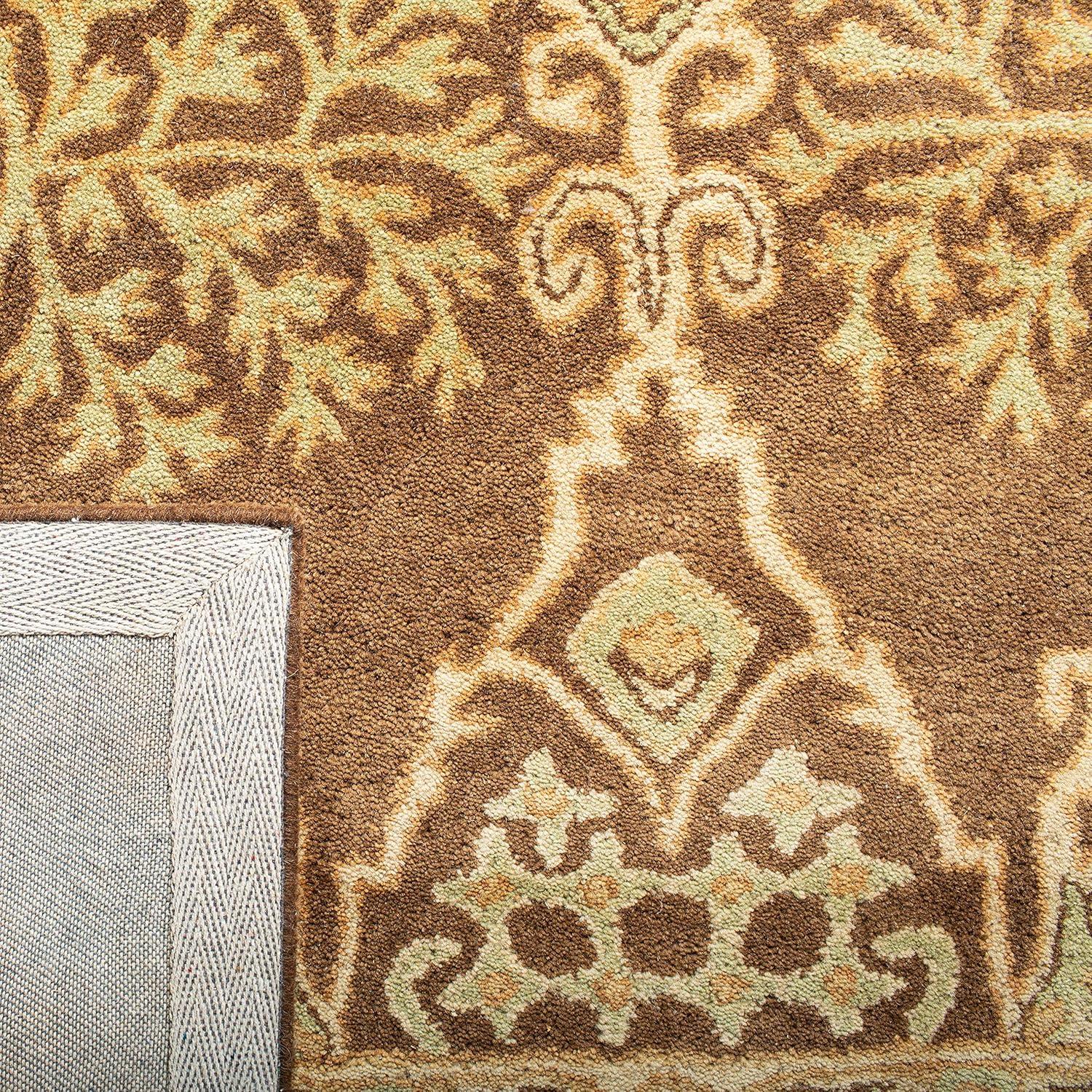 SAFAVIEH Bergama Tarah Oriental Wool Area Rug, Brown/Green, 2' x 3'