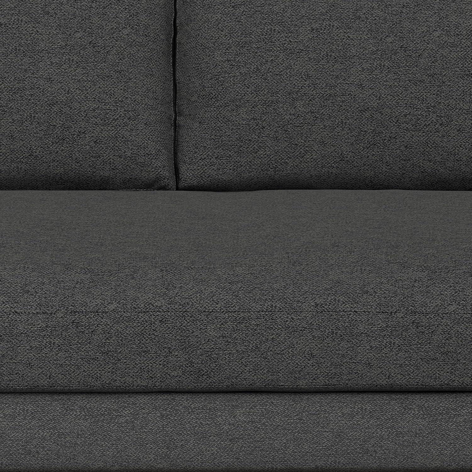 Simpli Home Morrison Mid-Century Modern Couch for Living Room, Eco-Friendly Woven-Blend Fabric with Removable Cushions