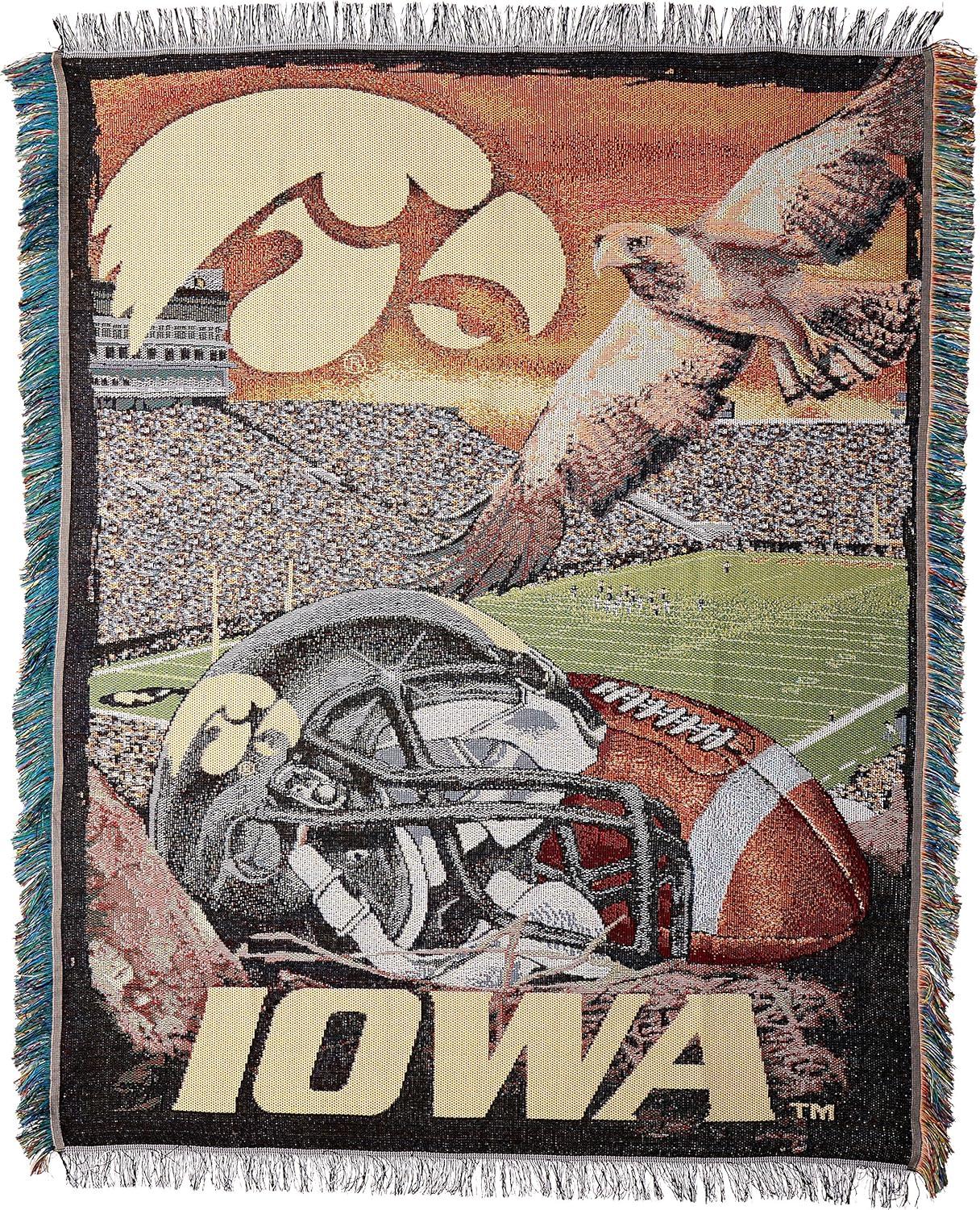 Northwest Co. NCAA Throw Blanket, Homefield Advantage College Sports Decor, 48x60 Inches
