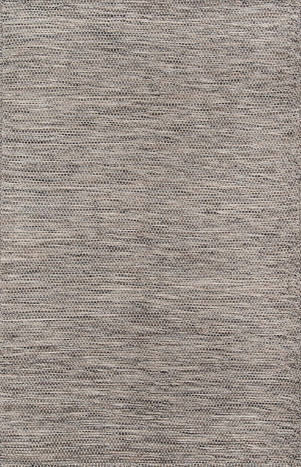 Momeni  Mesa Hand Woven Wool Contemporary Abstract Area Rug Natural Black 3'6" x 5'6" 4' x 6' Accent, Indoor, Handmade Brown Runner, Rectangle