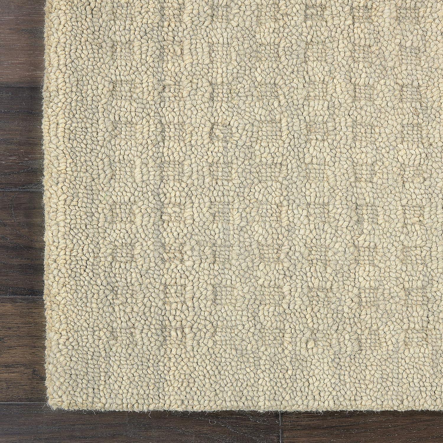 Nourison Perris Textured Indoor Area Rug Taupe 5' x 7'6"