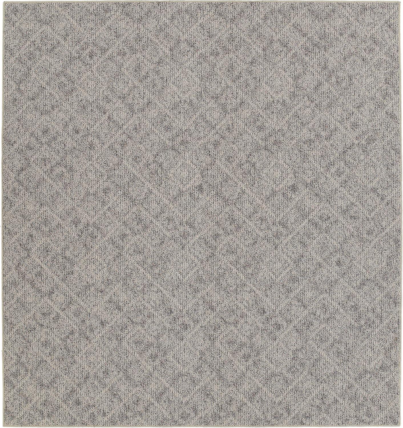 Garland 12' Square Gray Polypropylene Stain-Resistant Area Rug