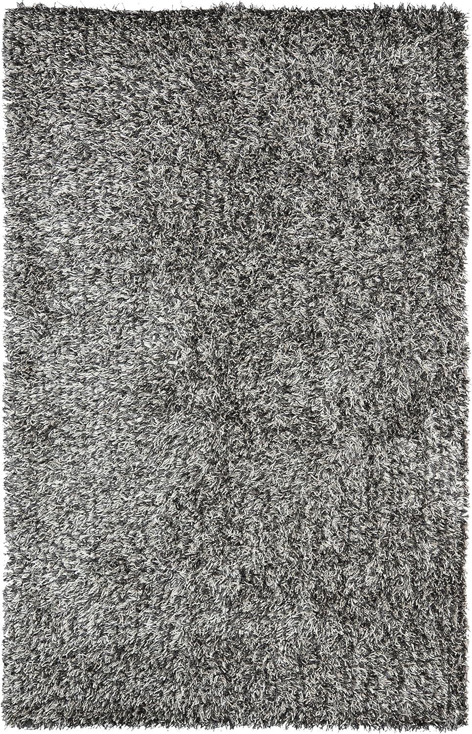Shag SG531 HAND TUFTED Indoor Accent Rug - Platinum/Ivory - 3'x5' - Safavieh.