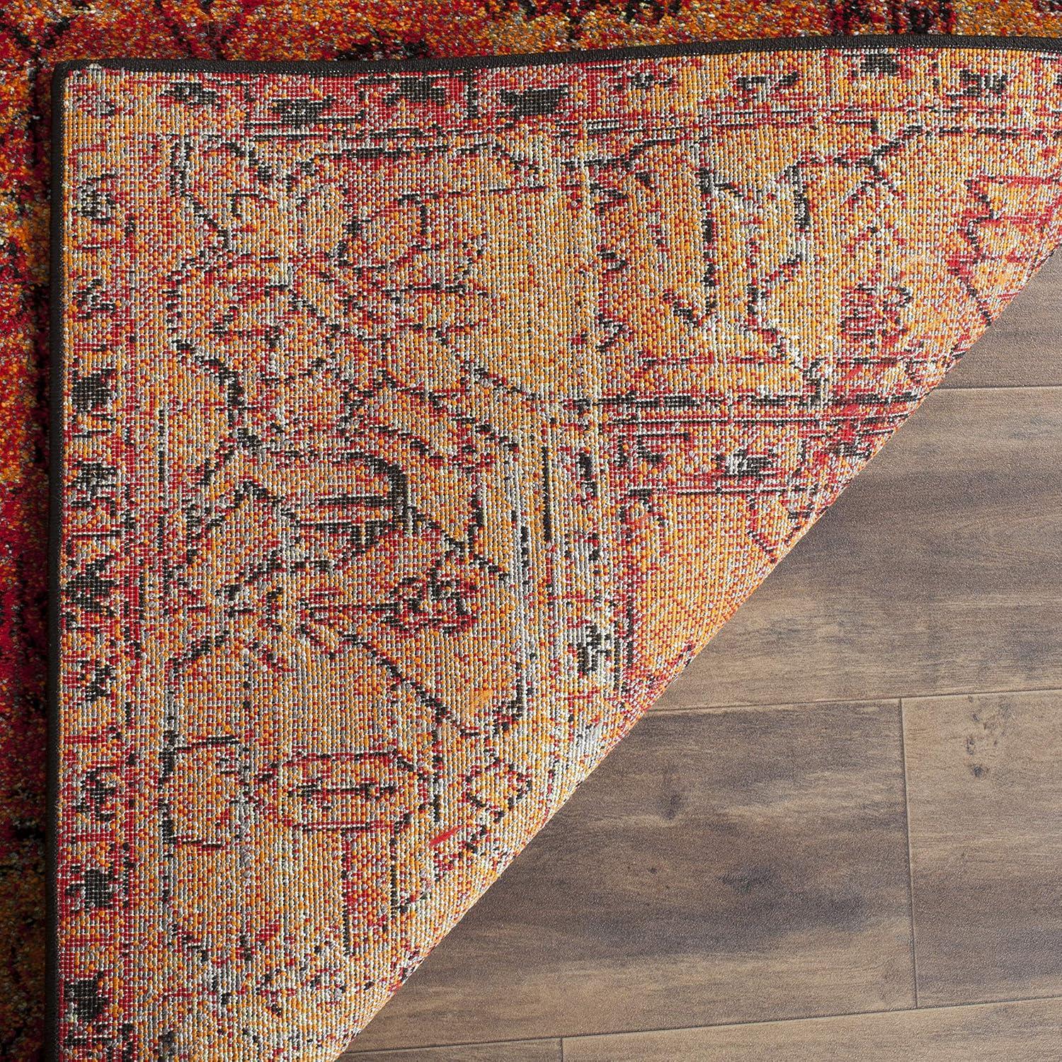 Vintage Hamadan VTH216 Power Loomed Accent Rug - Orange - 2'7"x5' - Safavieh.