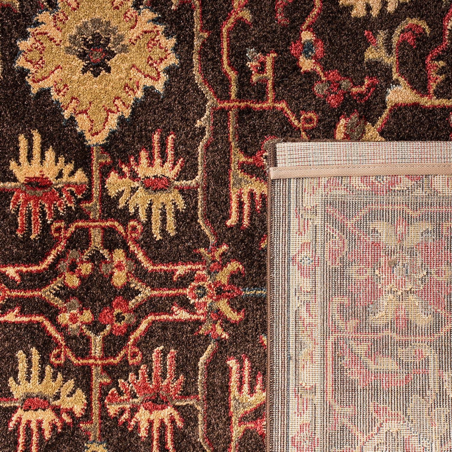 Mahal MAH693 Power Loomed Indoor Area Rug - Brown/Beige - 6'7"x9'2" - Safavieh