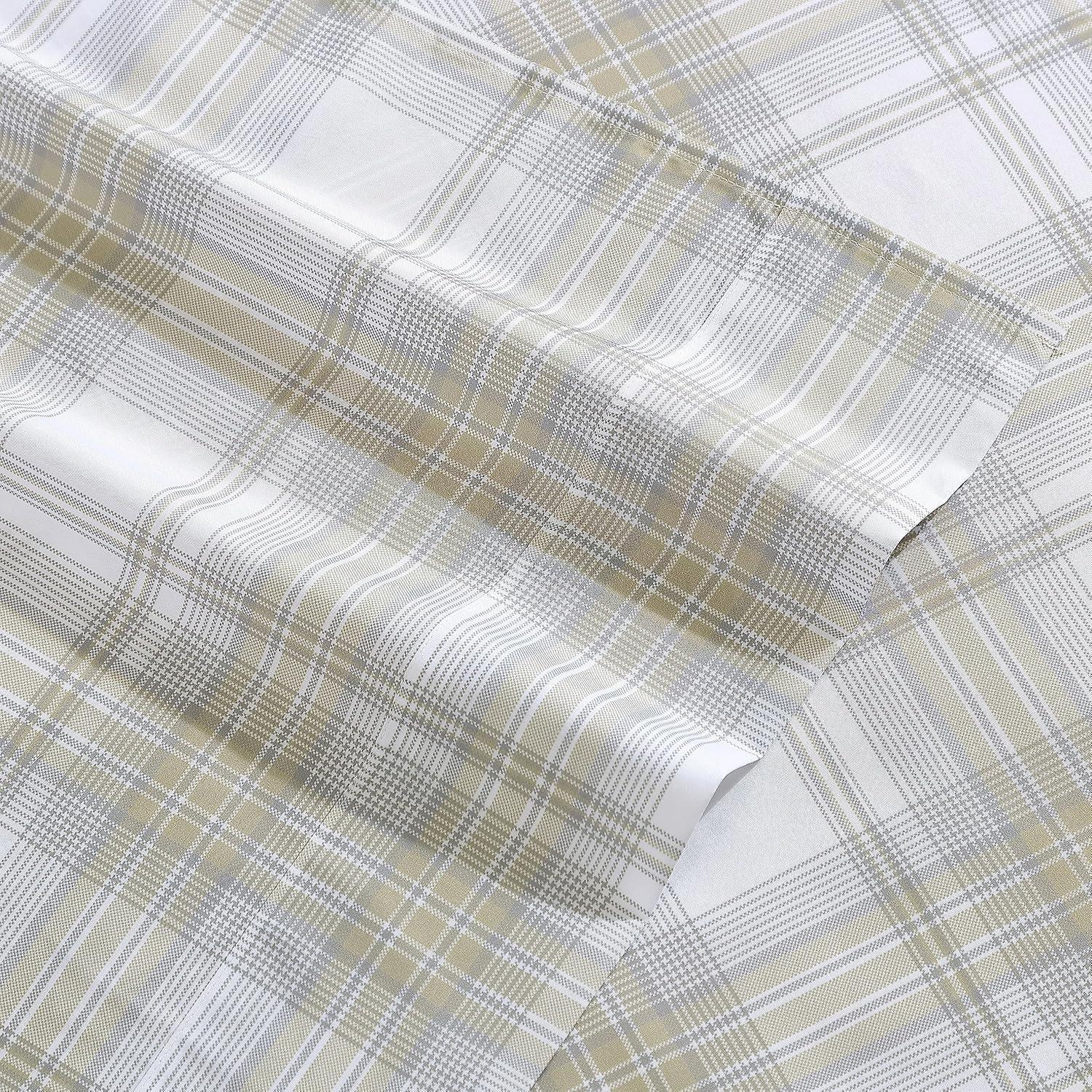 Wrangler Dayton Valley Plaid Beige Sheet Set