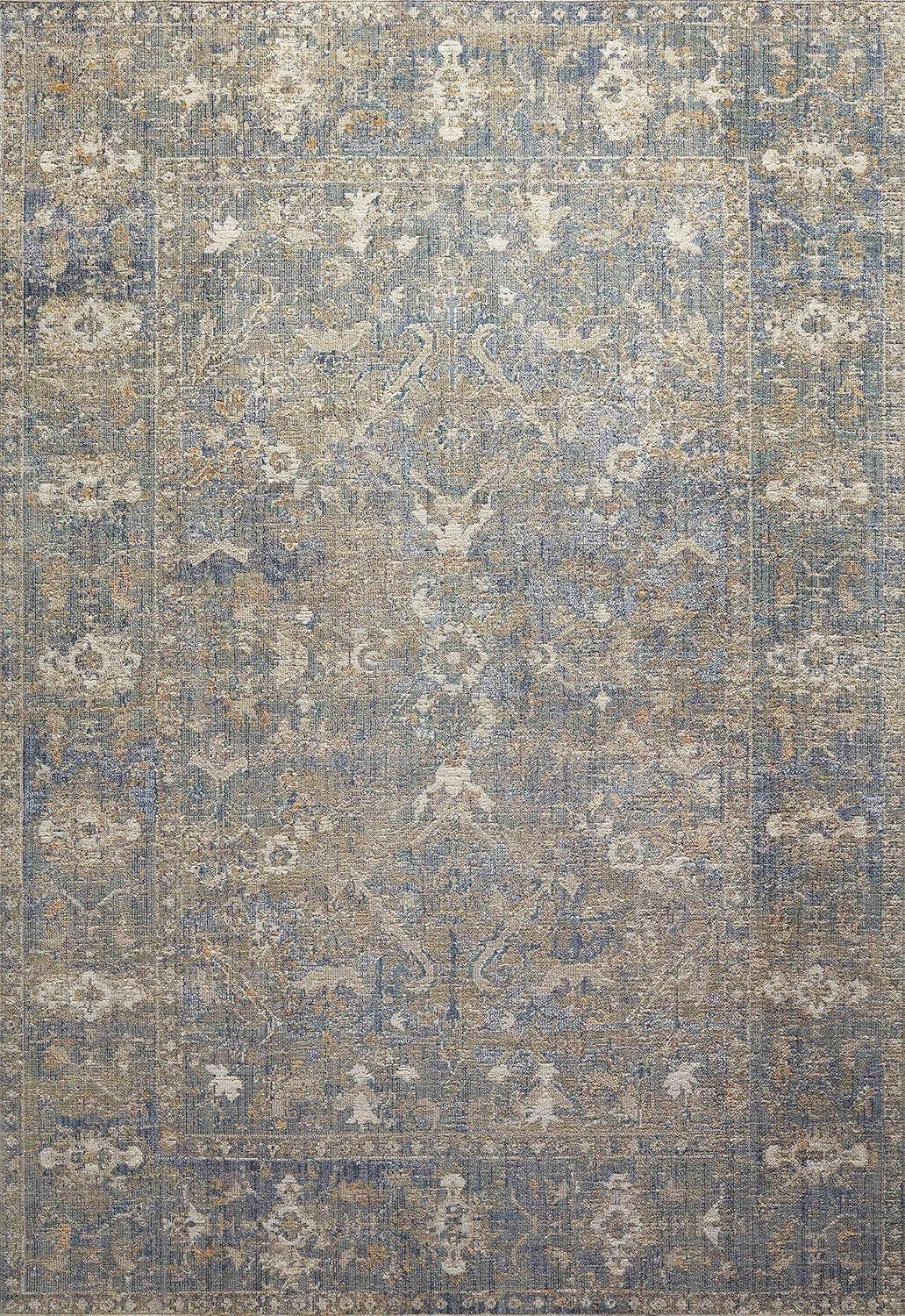 Rosemarie Rug by Chris Loves Julia x Loloi - Sand and Lagoon / 2'7" x 10' Runner