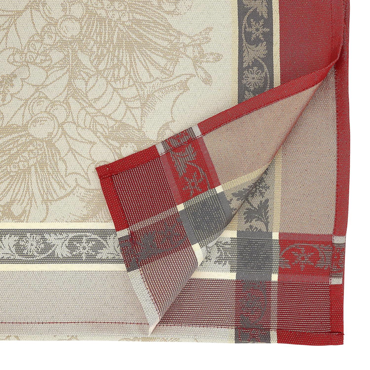 Saro Lifestyle Jacquard Christmas Tablecloth
