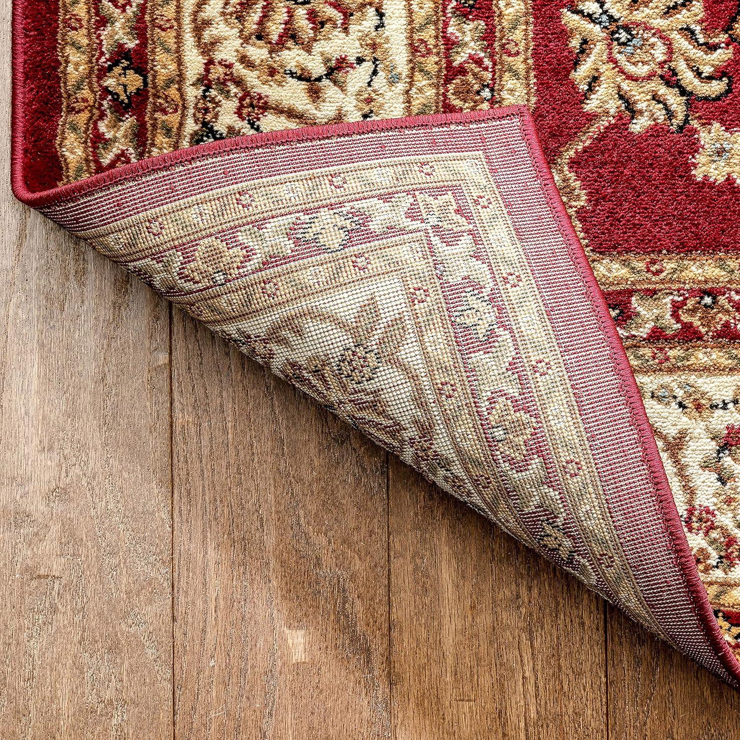 Well Woven Barclay Sarouk Traditional Oriental Panel Black 3'11" x 5'3" Area Rug