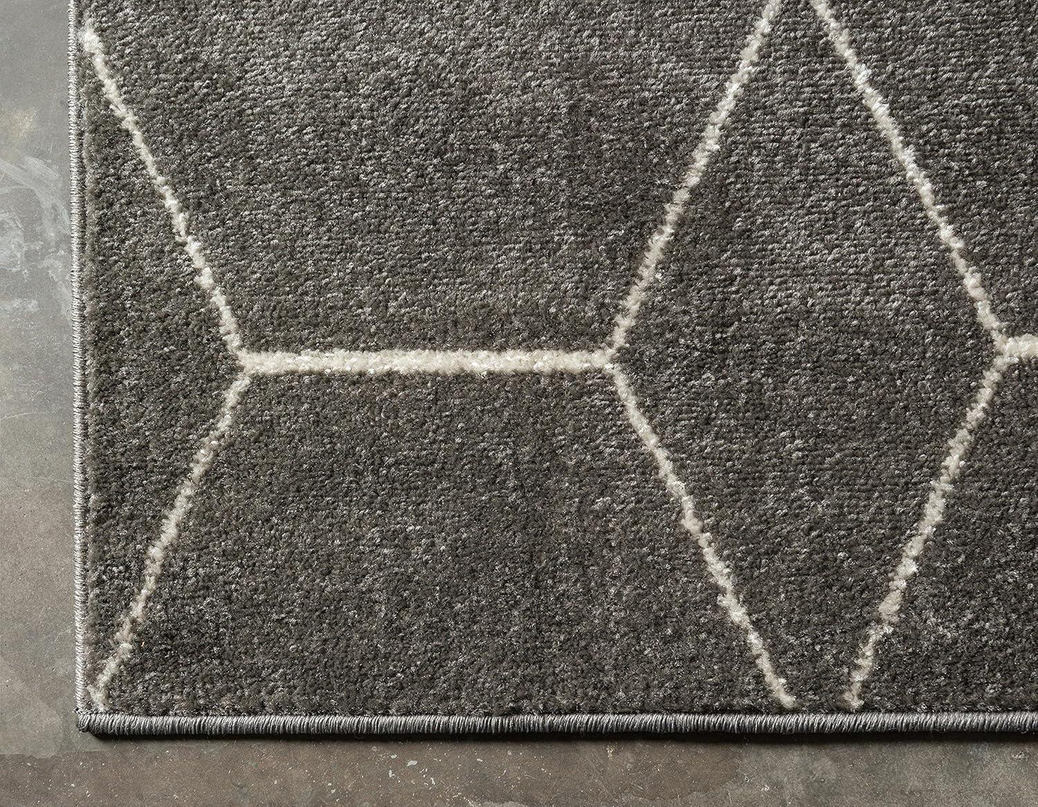 Unique Loom Trellis Frieze Geometric Trellis Indoor Woven Area Rug