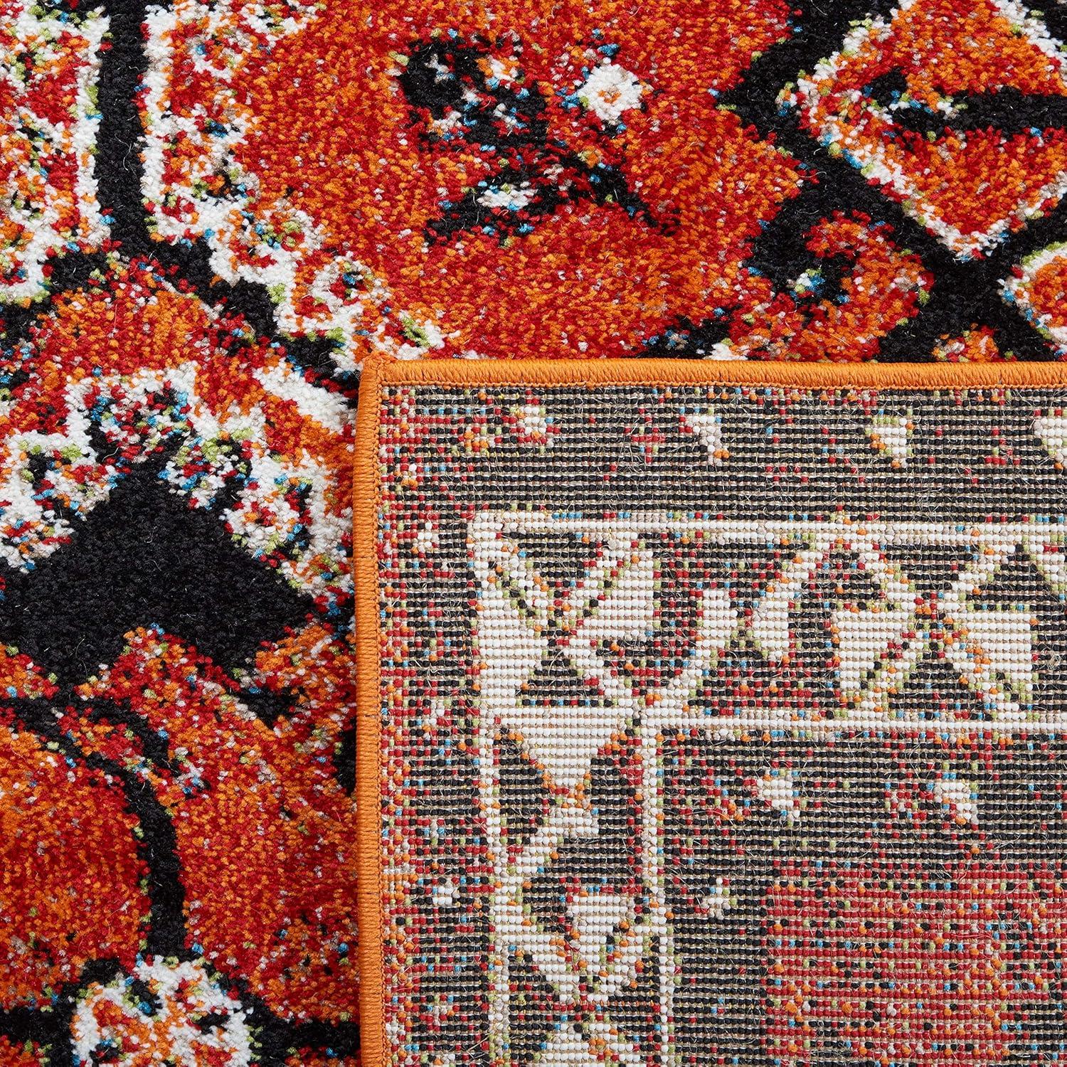 Vintage Hamadan VTH293 Power Loomed Runner Rug - Orange/Red - 2'3"x8' - Safavieh.