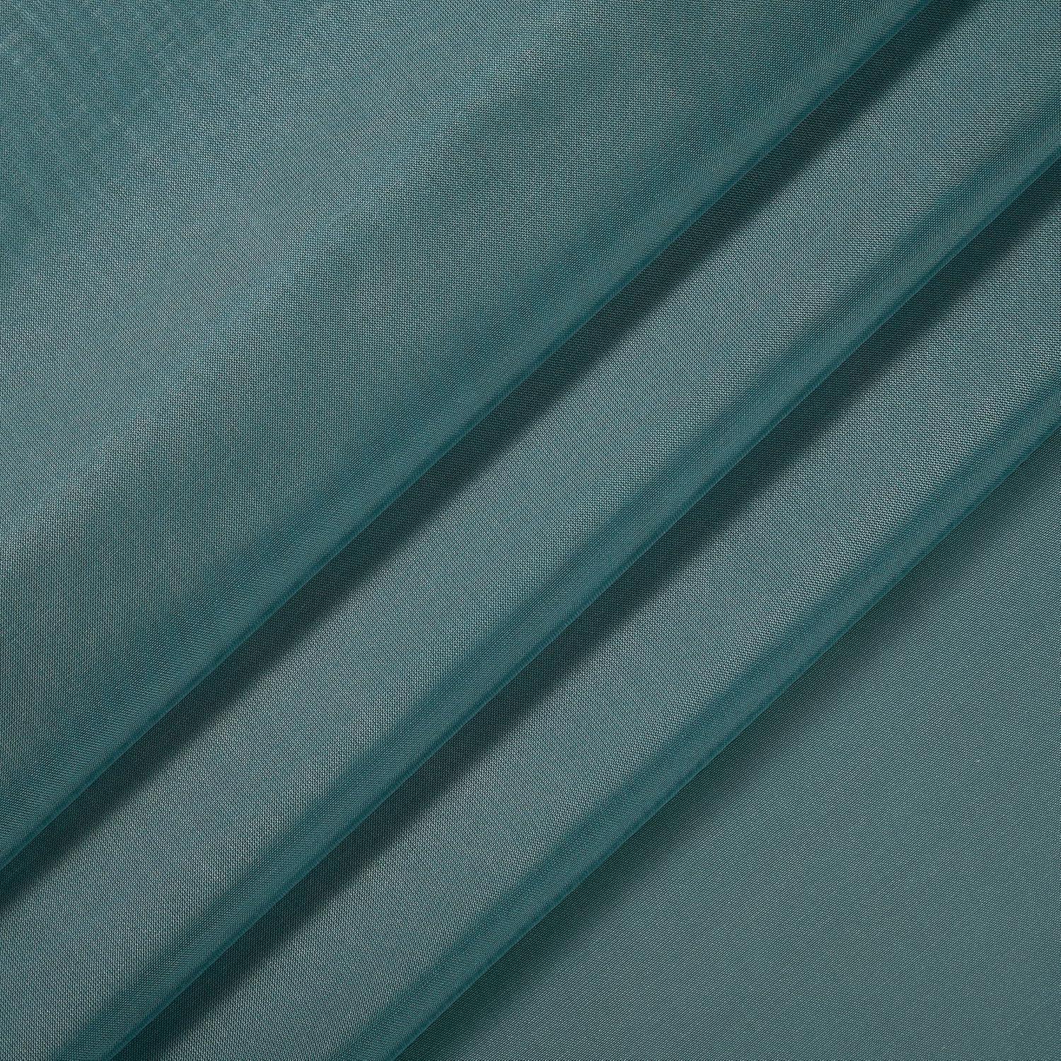 Teal Sheer Grommet Top Light Filtering Drapes