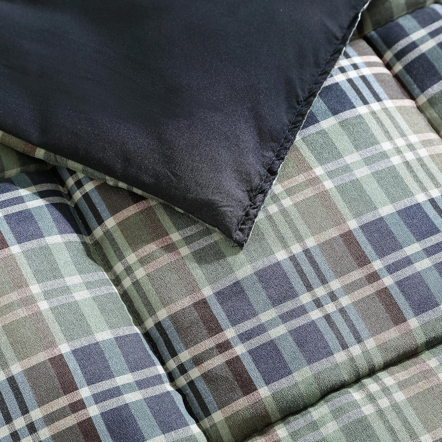 Rugged Plaid Reversible Comforter Mini Set - Eddie Bauer