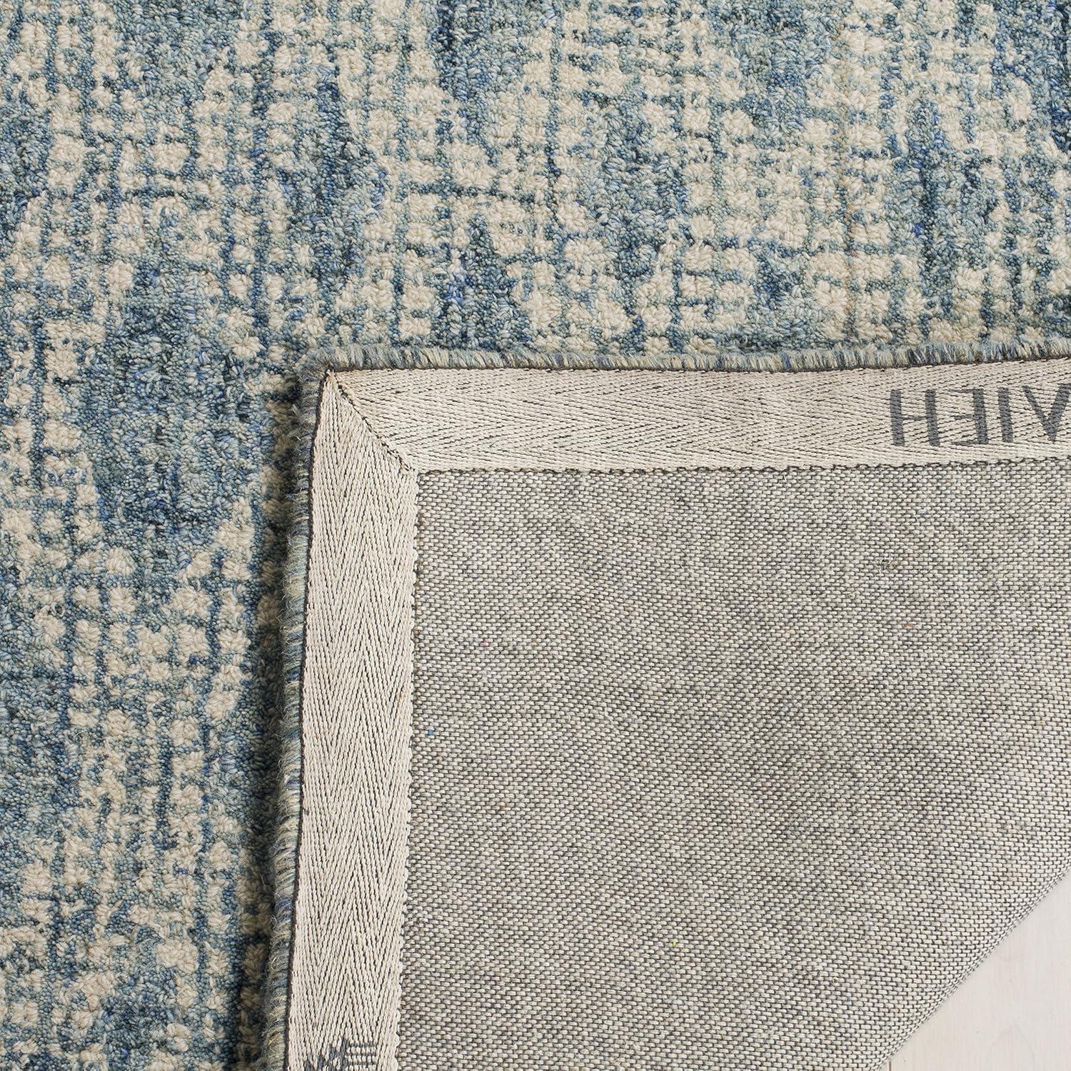 Abstract ABT206 Hand Tufted Area Rug - Ivory/Blue - 8'9"x11'9" - Safavieh.