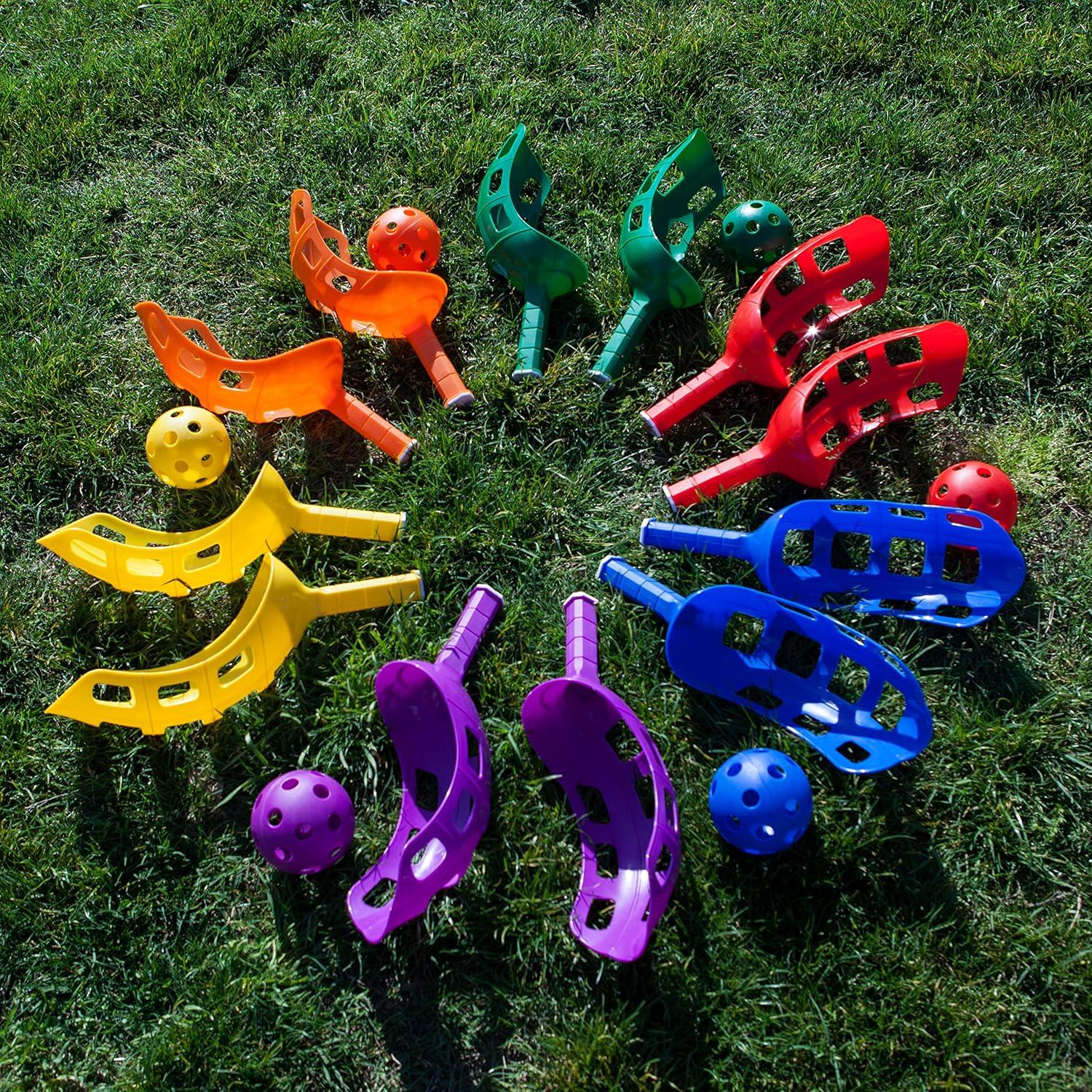 Colorful Plastic Scoop Ball Set for Outdoor Fun